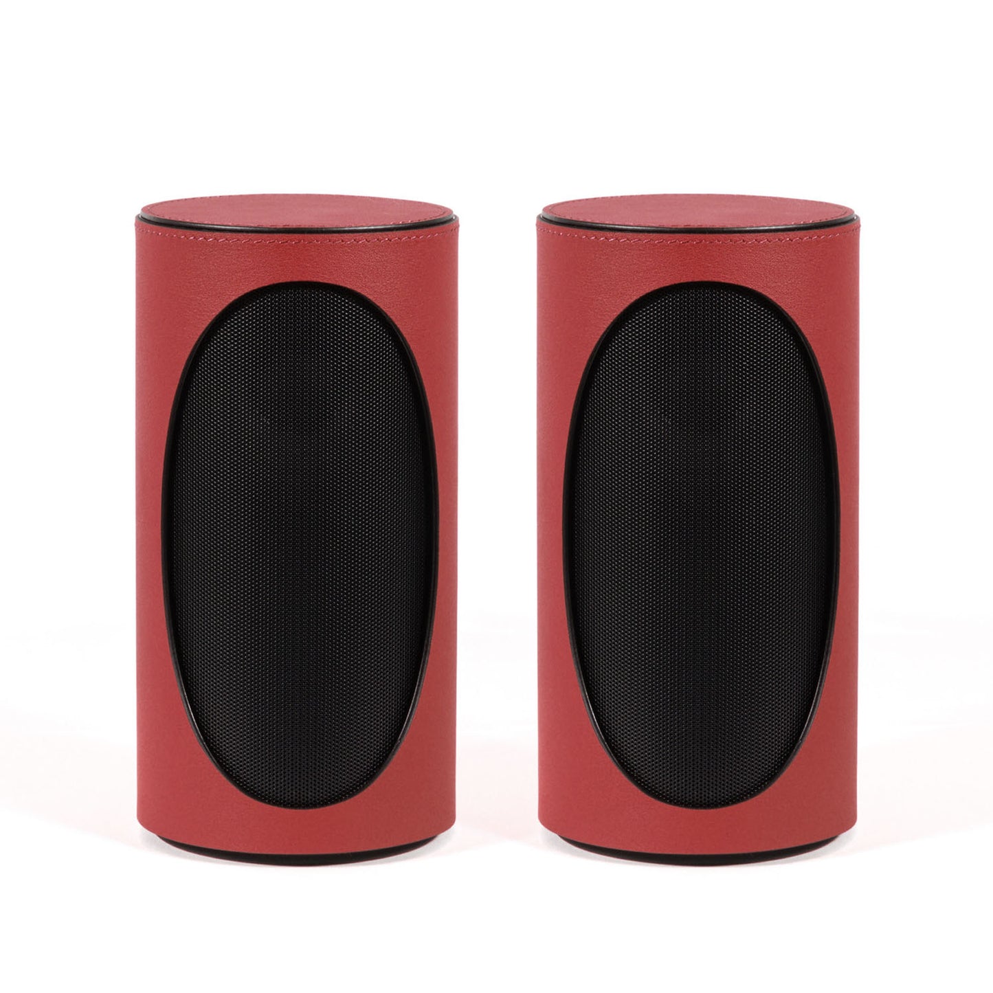 Pair of Geneva Duo Speakers in red