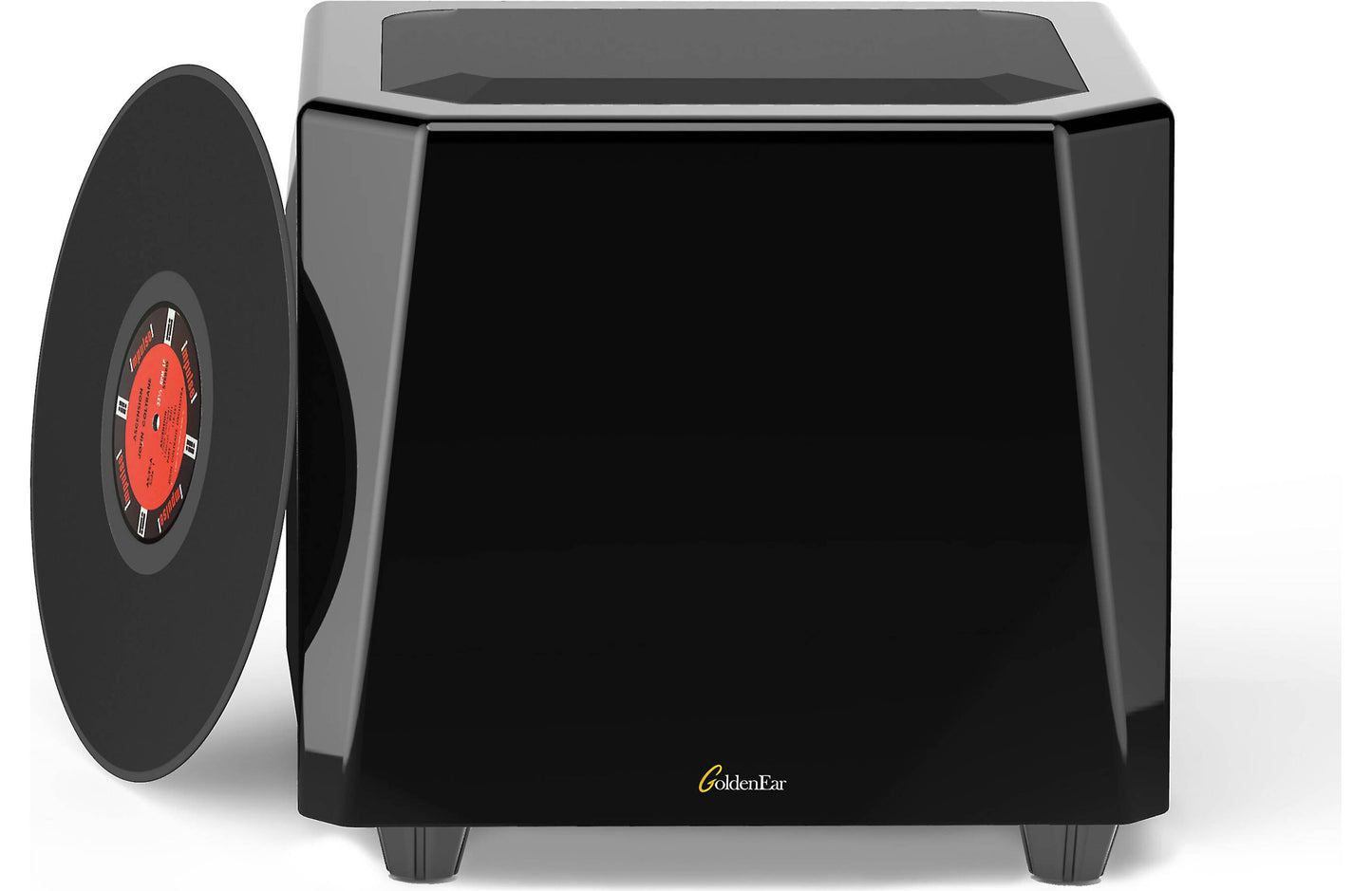 Attractive gloss black cabinet
