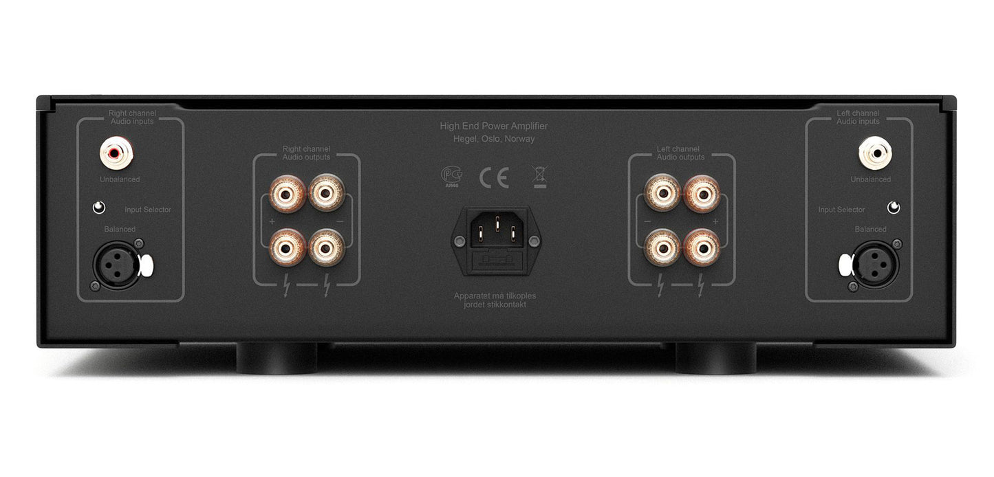 Hegel H20 Stereo Power Amplifier - Two Pair of Heavy-Duty Gold Plated Terminals
