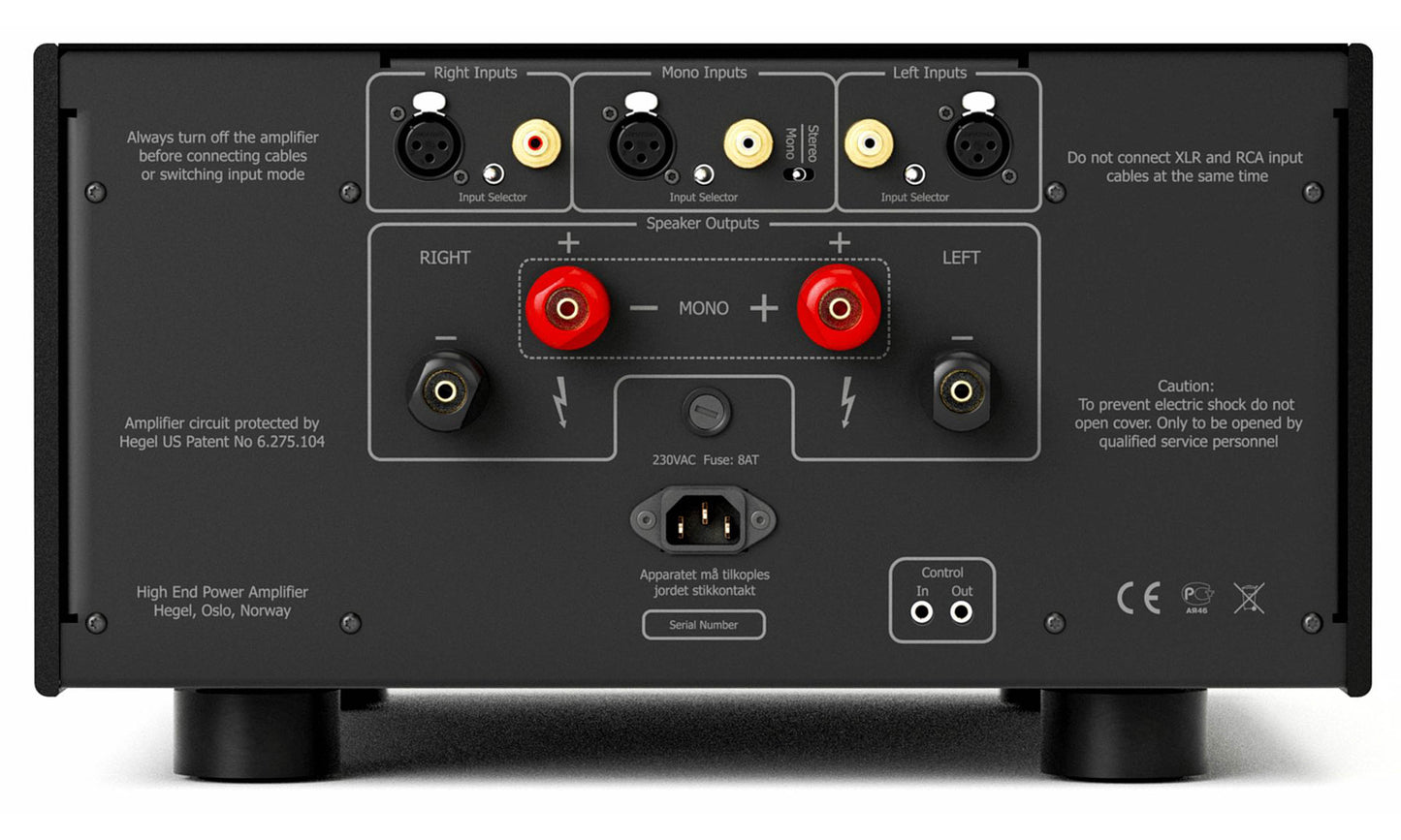 Hegel H30A Power Amplifier - Heavy Duty Gold Plated Speaker Binding Posts