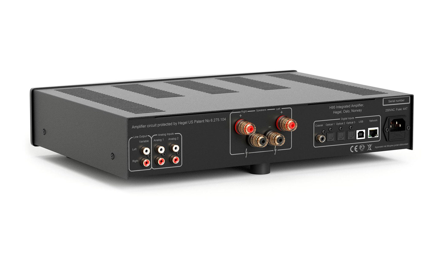 Hegel H95 Streaming Amplifier - Analogue Line Level Inputs