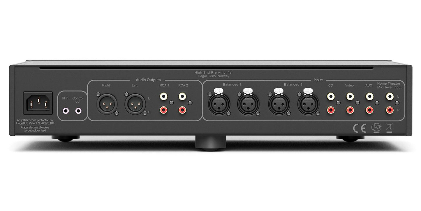 Hegel P30A Preamplifier - XLR Balanced & RCA Unbalanced Outputs