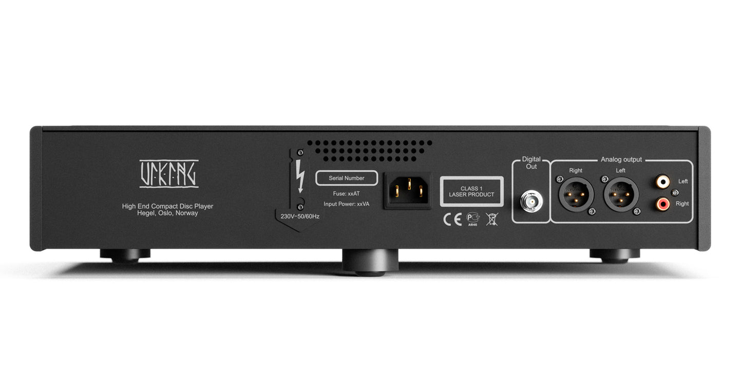 Hegel Viking CD Player - Balanced XLR & Single Ended RCA Analogue Outputs