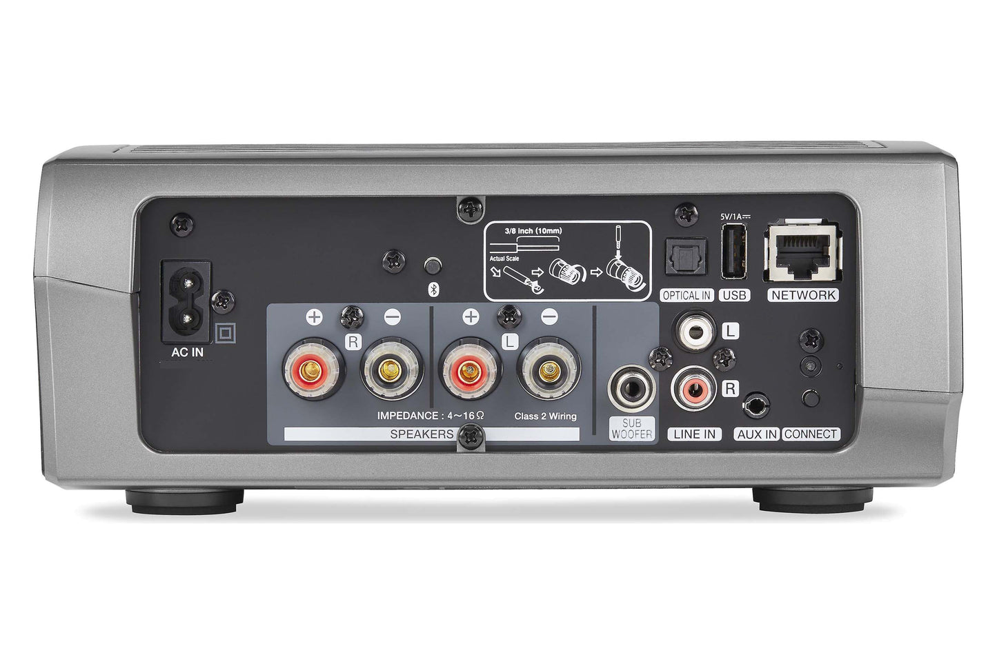 Denon HEOS Amp HS2 - rear view