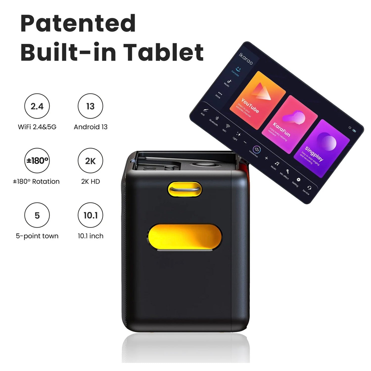 Ikarao Break X2 Portable Karaoke Machine