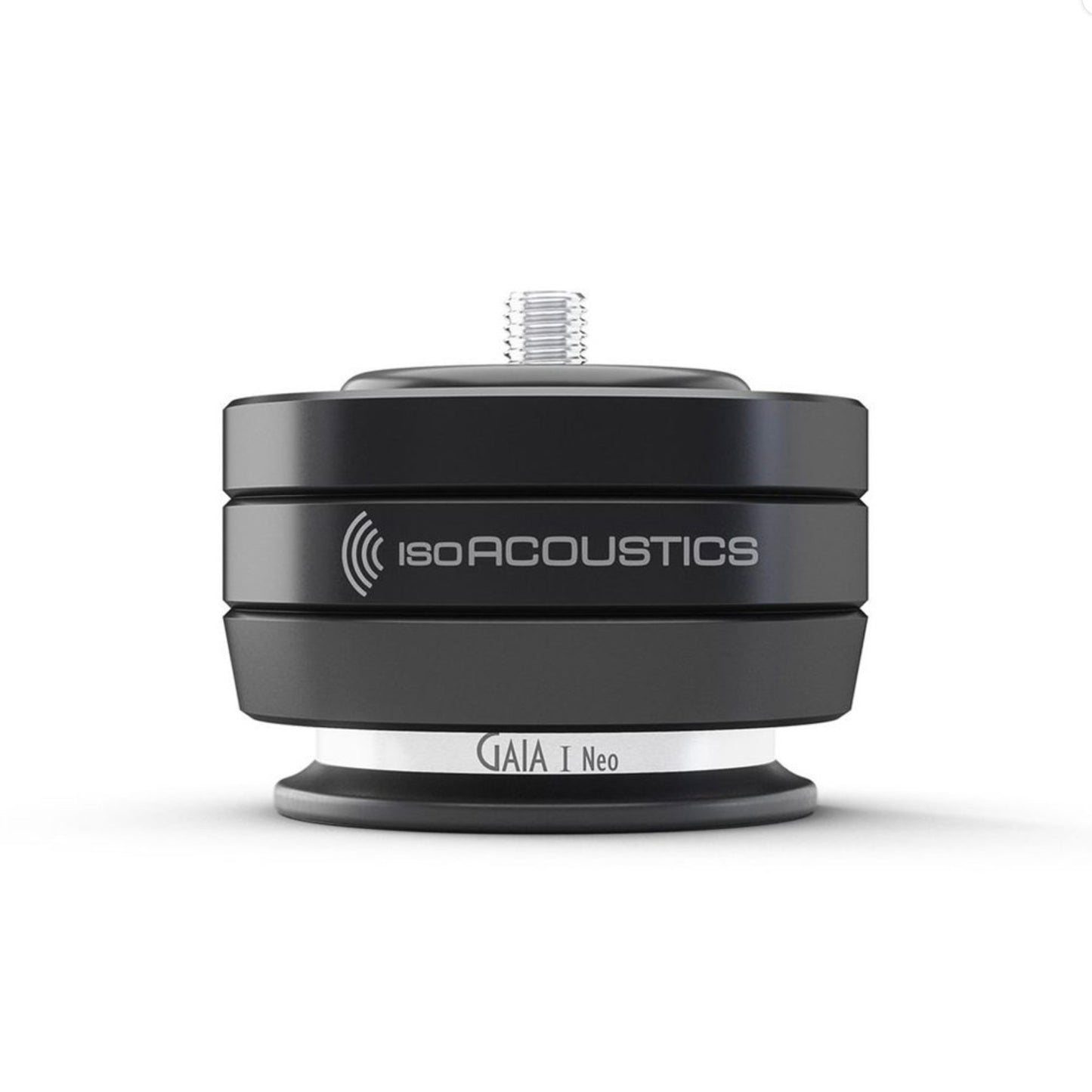 Black IsoAcoustics Gaia I Neo Speaker Isolation