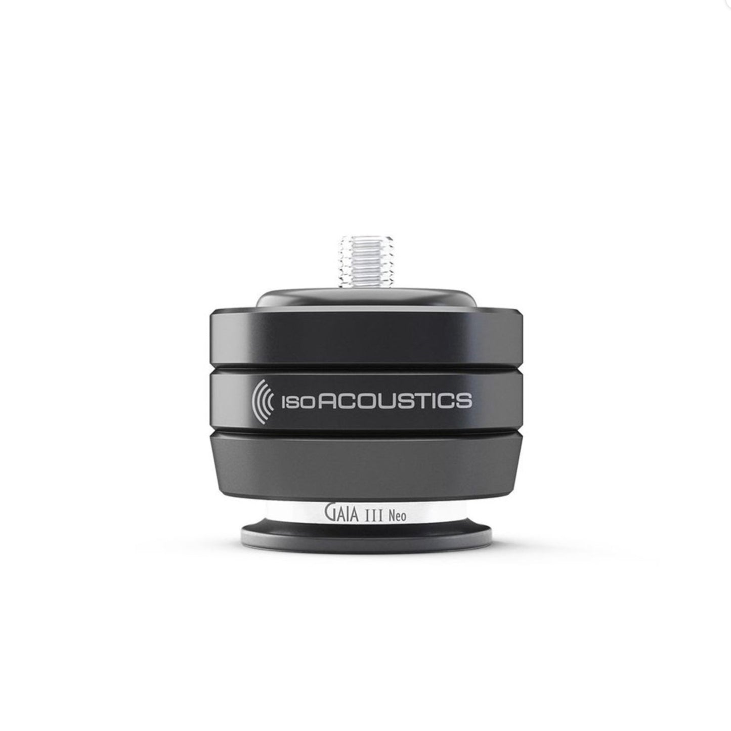 Black IsoAcoustics Gaia III Neo Speaker Isolation Feet