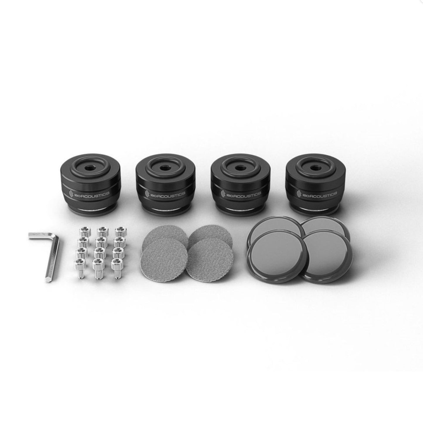IsoAcoustics Gaia II Neo feet in black accessories
