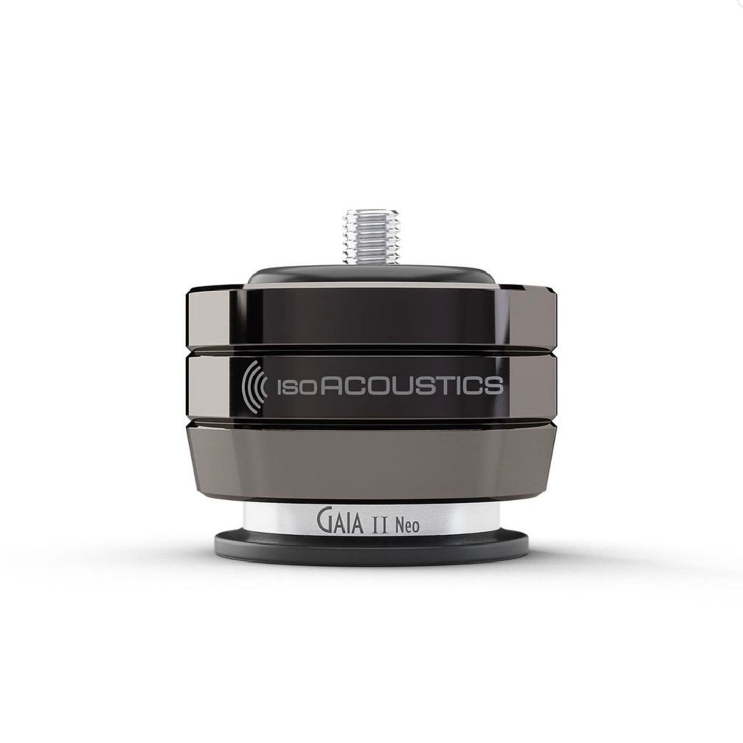 1 IsoAcoustics Gaia II Neo feet in Dark Chrome