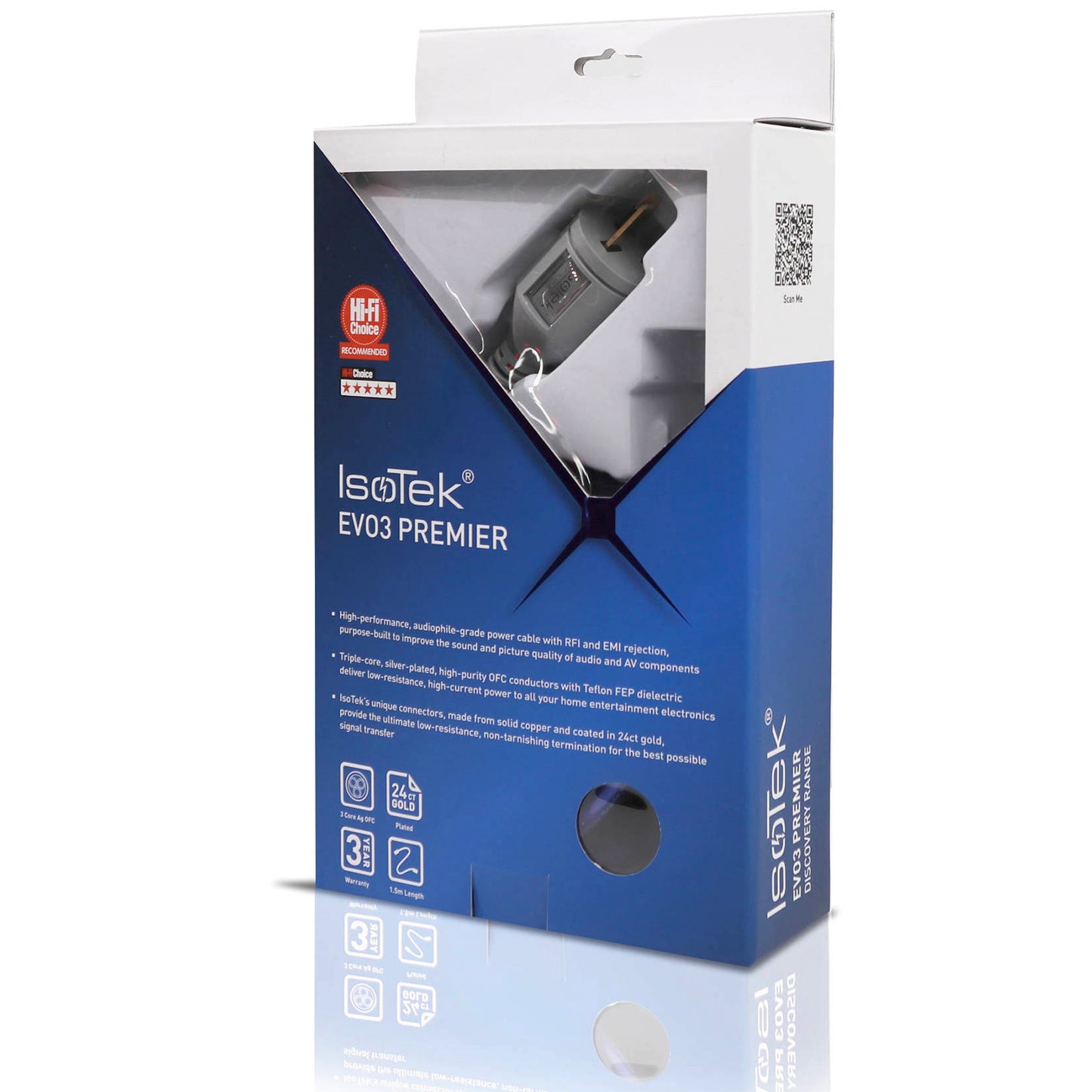 Isotek EVO3 Premier Power Cable (1.5 Metres C19)
