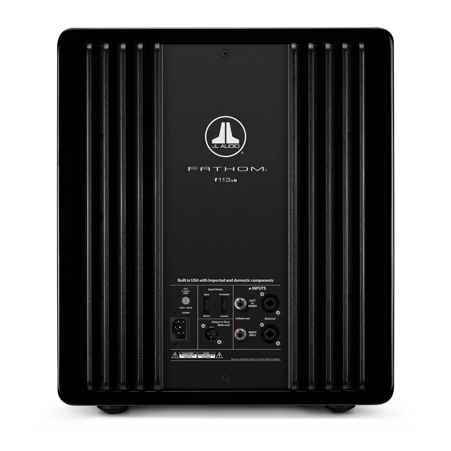 JL Audio Fathom f113v2 Subwoofer in Gloss Black - Rear