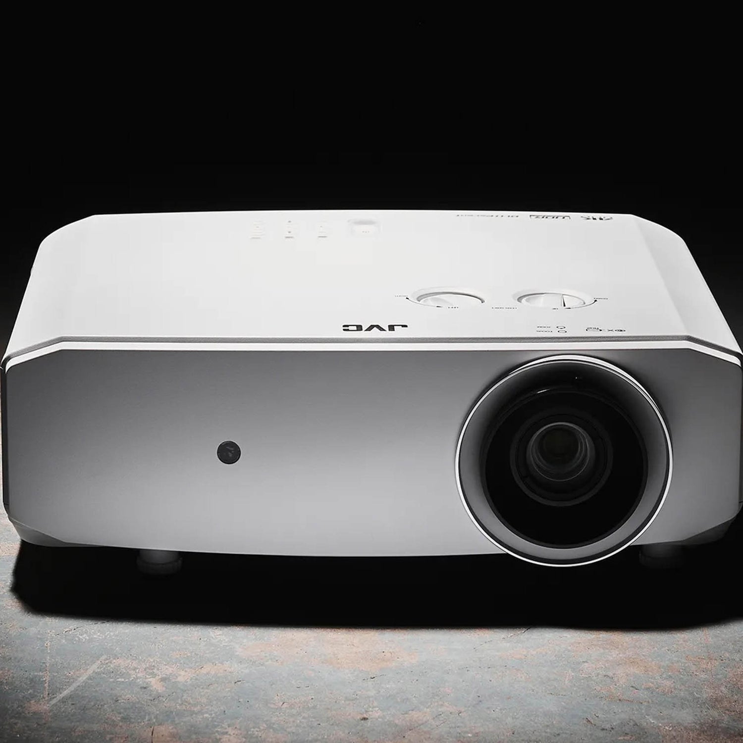 JVC Projector with black background