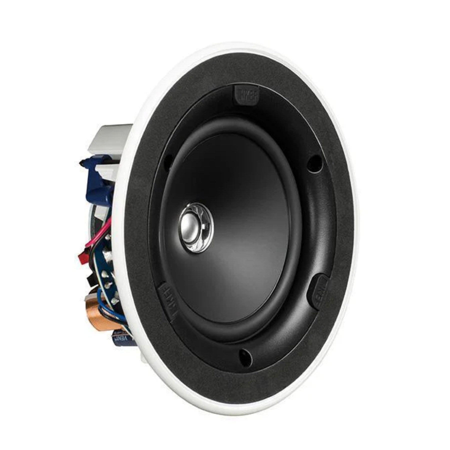 Angle of KEF Ci130ER In-Ceiling Speaker no grille