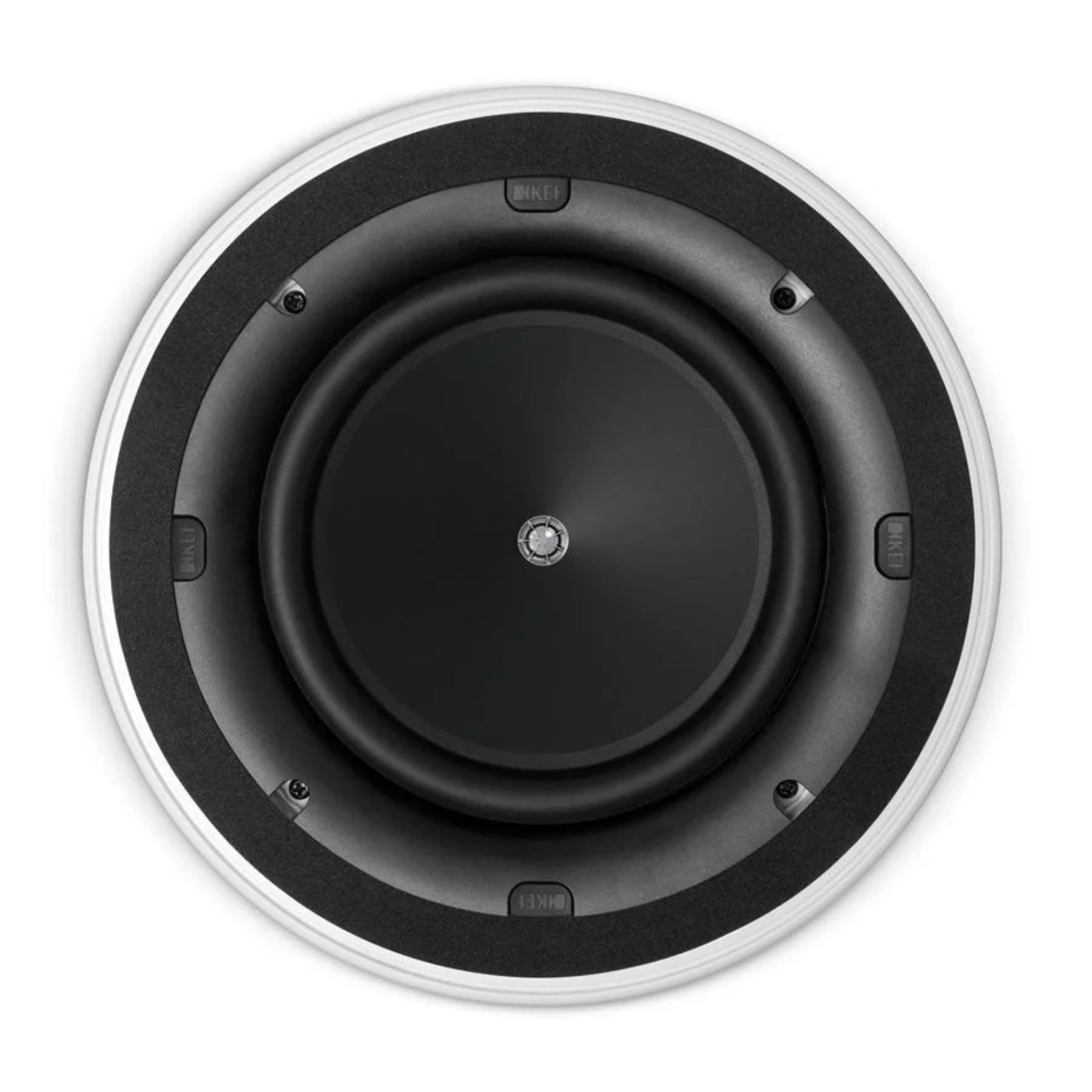 Front of KEF Ci200.2CR In-Ceiling Speaker with no grille