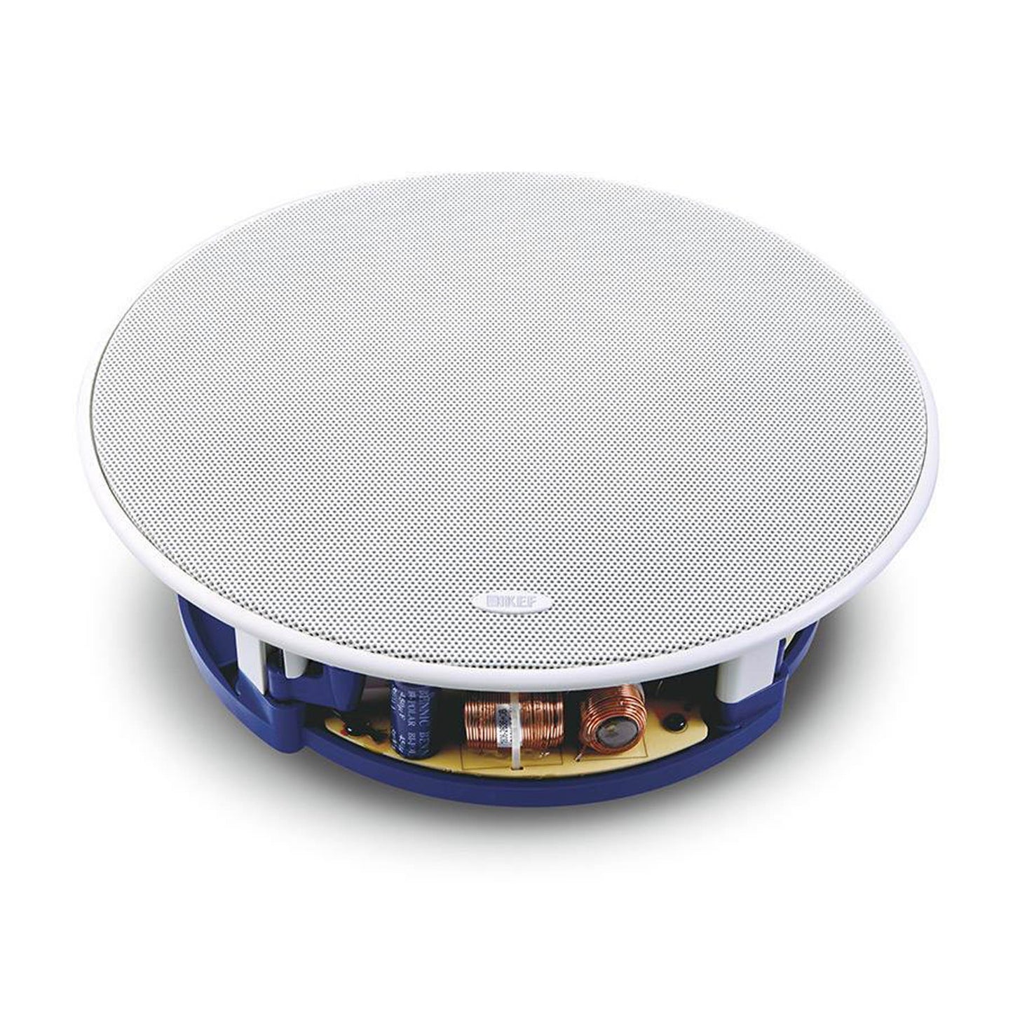 Top view of KEF Ci200RR-THX In-Ceiling Speaker on white background