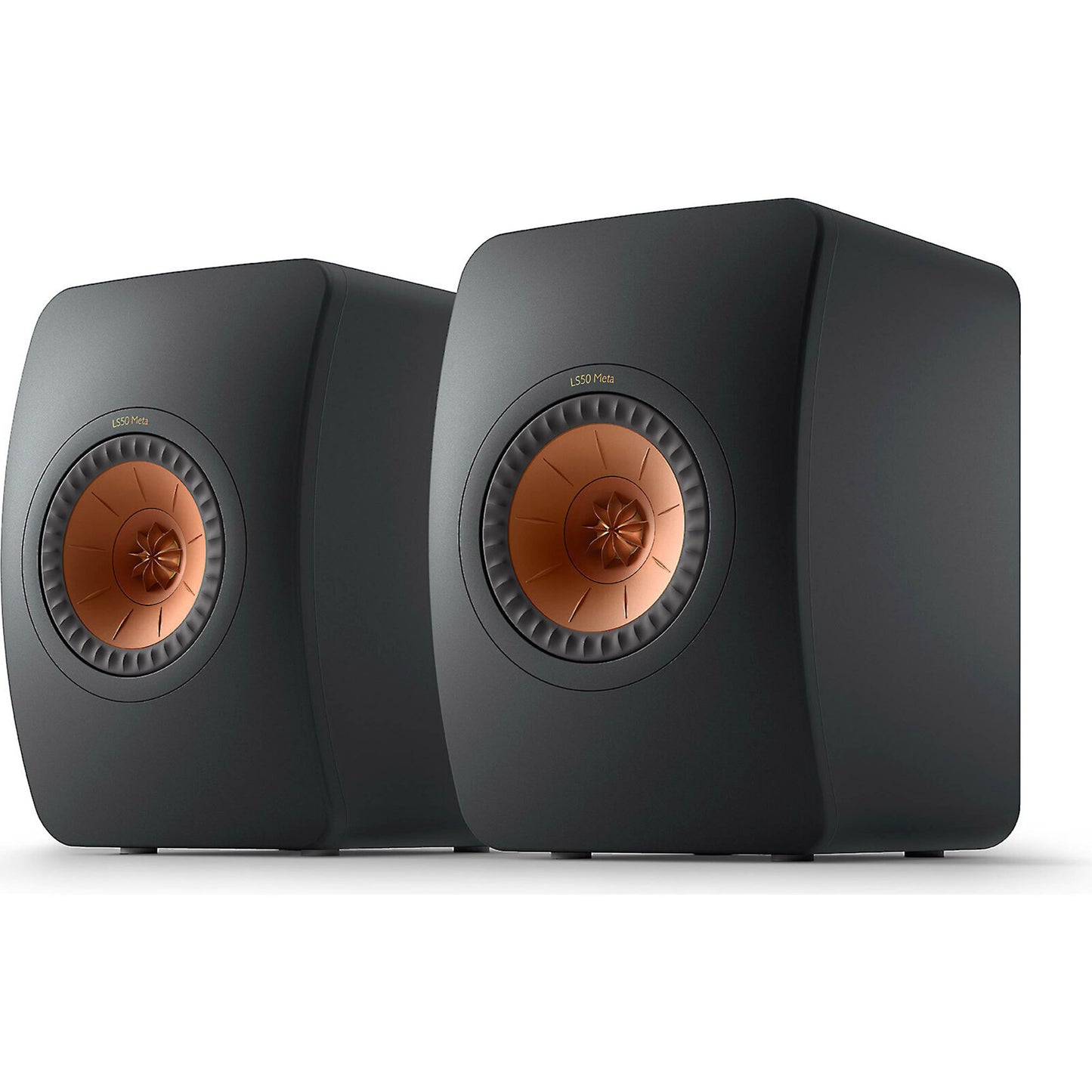 Pair of KEF LS50 Meta Bookshelf Speakers in Black finish