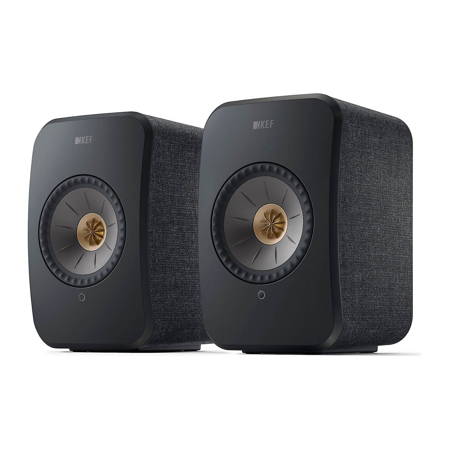 KEF LSX II Wireless Speakers + P1 Desk Pads