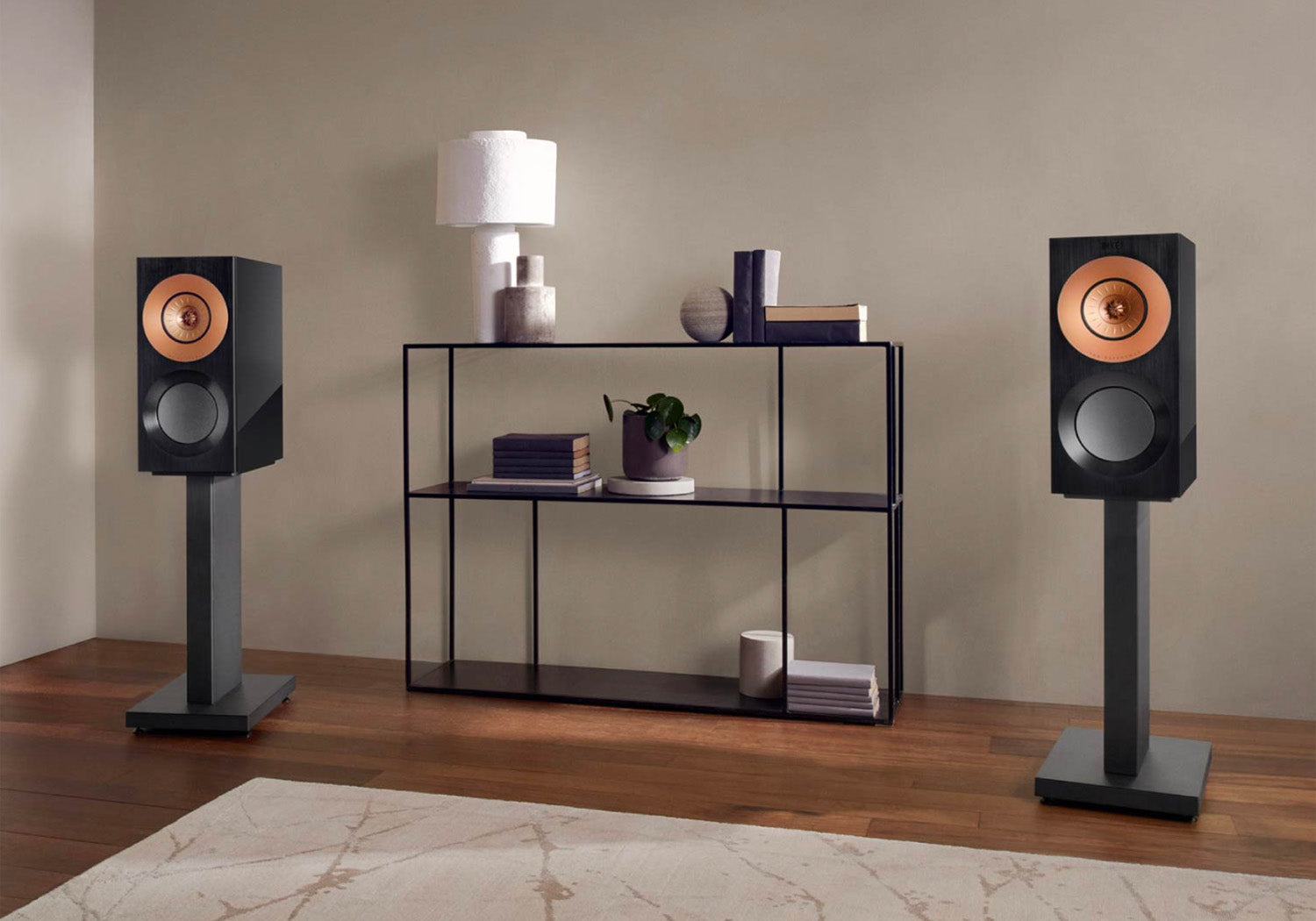KEF S-RF1 Speaker Stands - Lifestyle