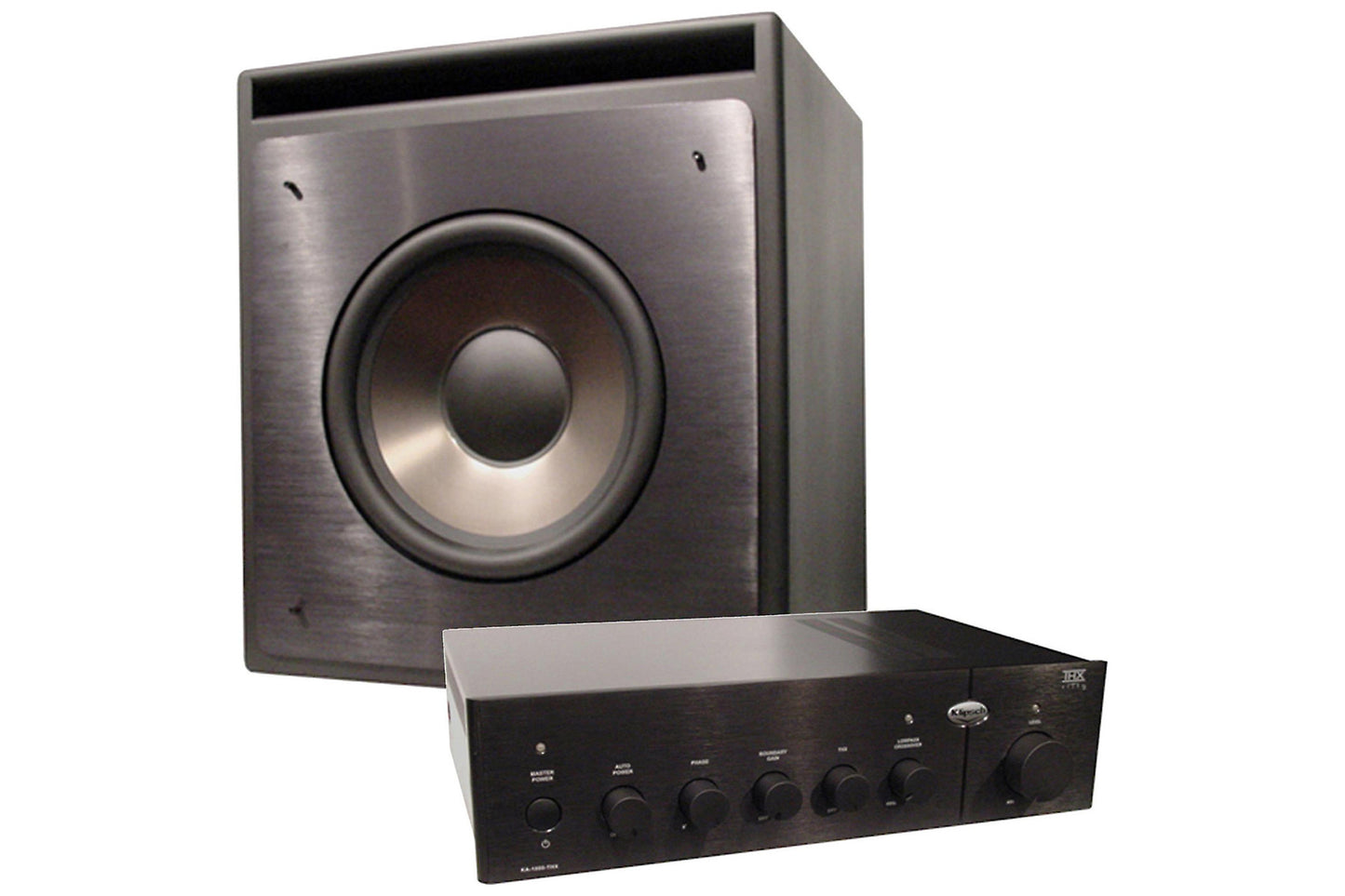 Klipsch KA-1000-THX Power Amplifier - Shown with KW-120THX Subwoofer