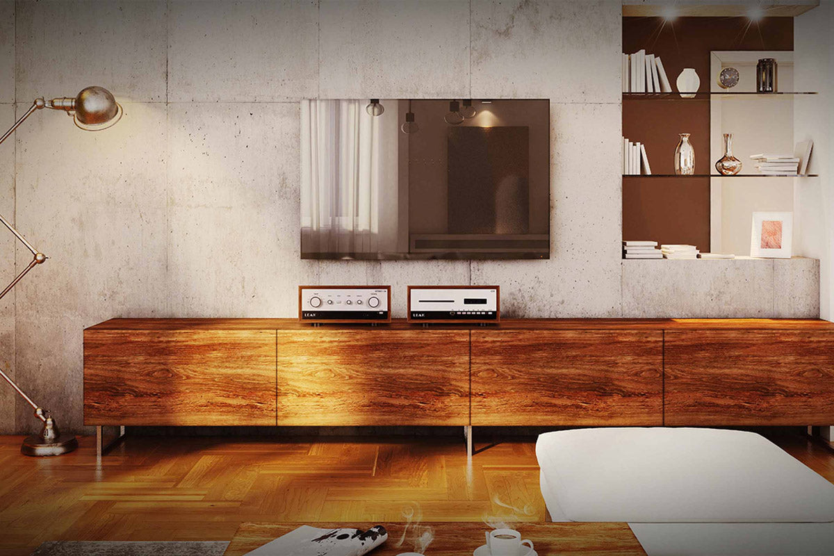 LEAK Stereo 130 Integrated Amplifier - Shown with LEAK CDT cd transport (sold separately)