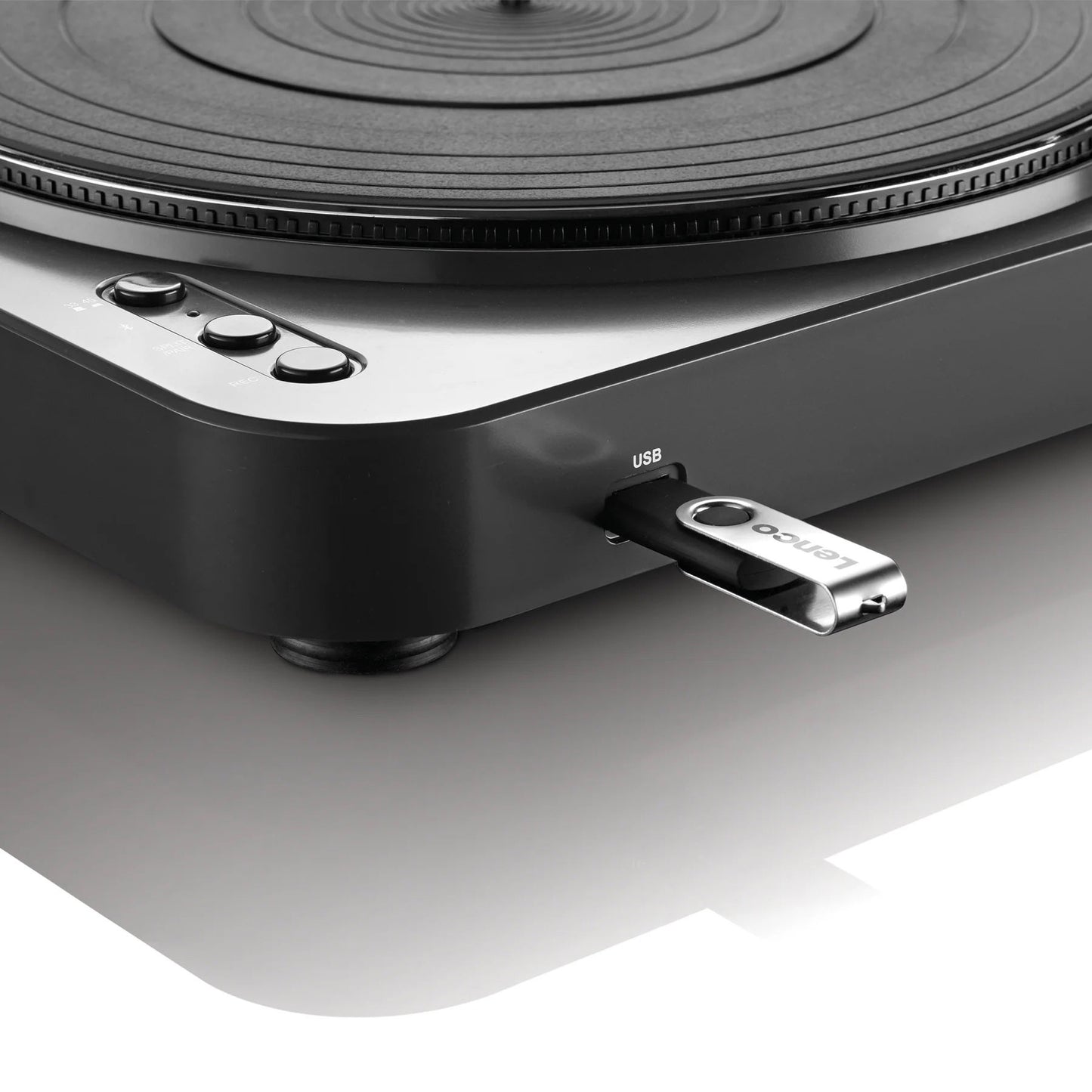 Lenco LBT-120 Turntable - USB-A Port for Recording Vinyl to a USB Stick