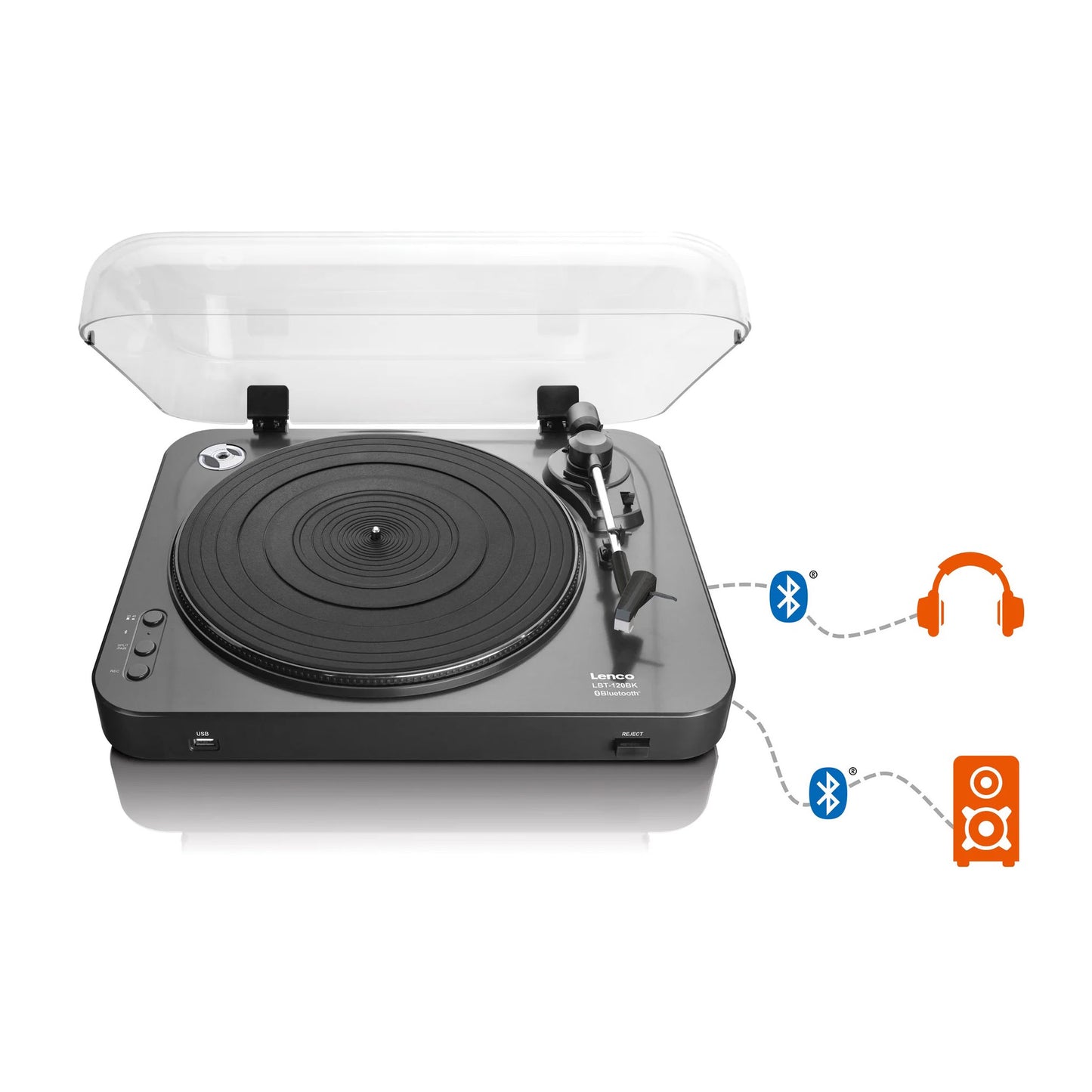 Lenco LBT-120 Turntable with Bluetooth Transmission
