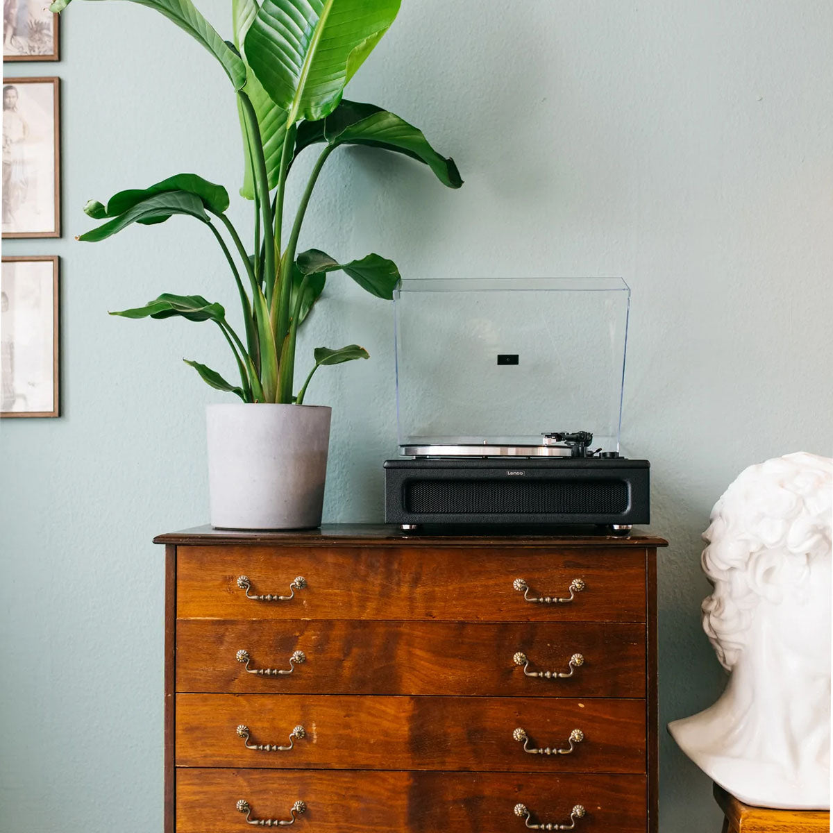 Lenco LS-430 Turntable with 4 Built-in Speakers