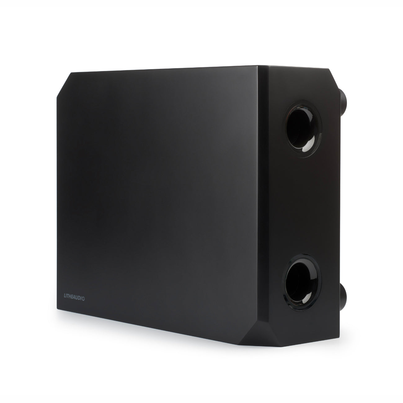 Lithe Audio WiSA Cinema Subwoofer on white background