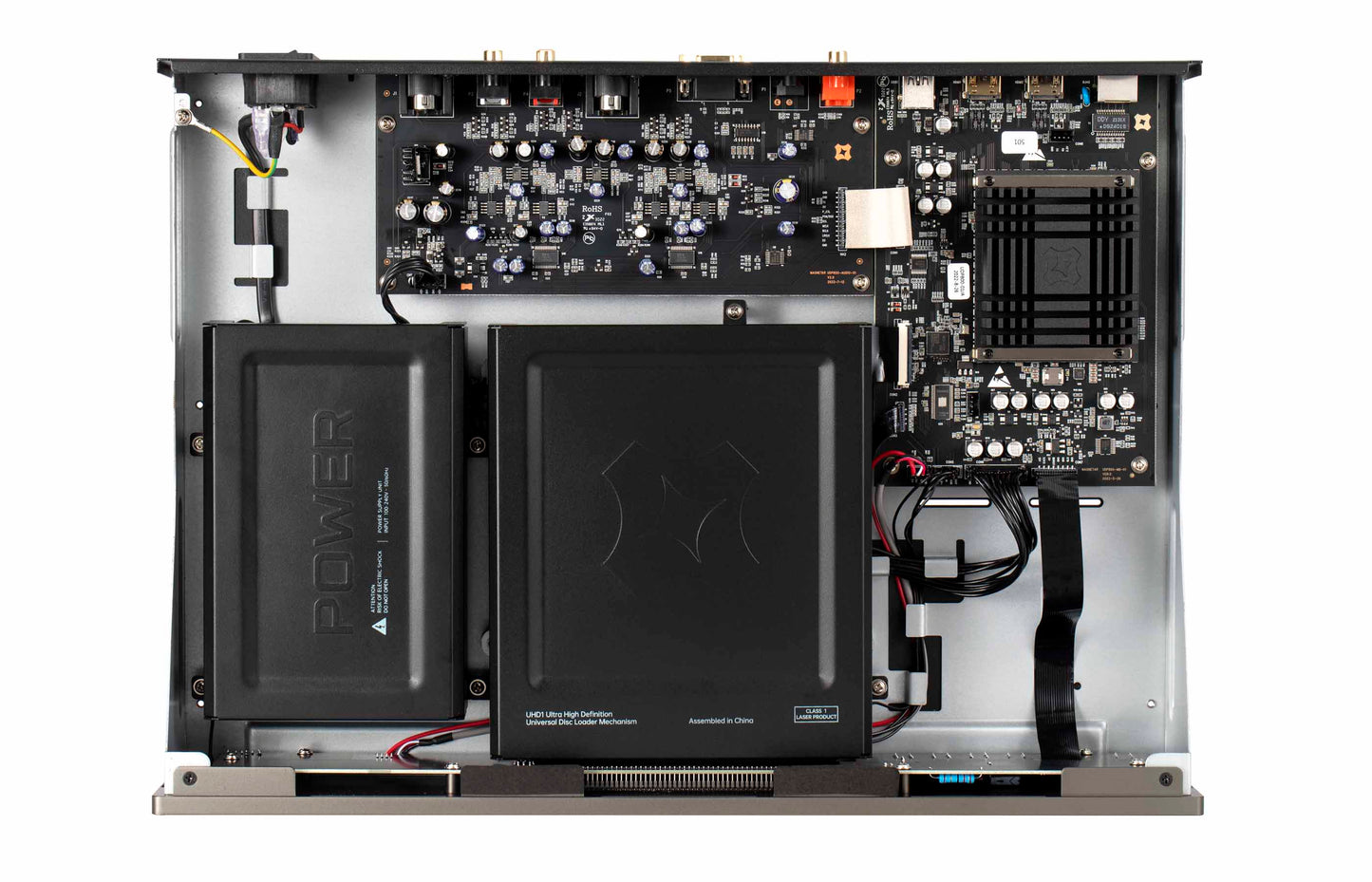Magnetar UDP800 4K UHD Blu-ray Player - Internal View