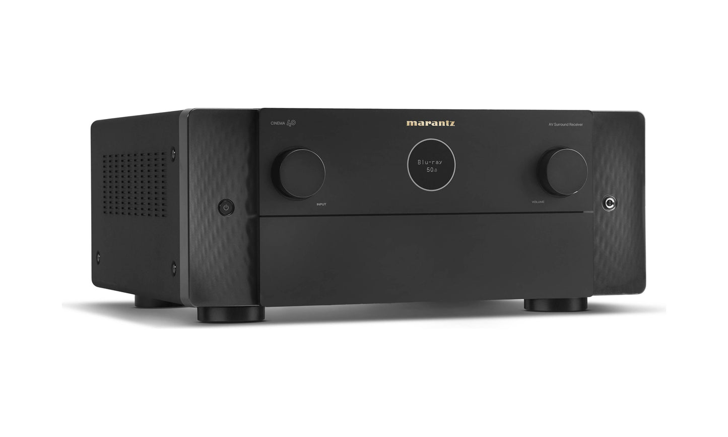 Marantz Cinema 40 8K Home Theatre Amplifier - 9 Channels of Amplification, 125 Watts, 4 Subwoofer Outputs