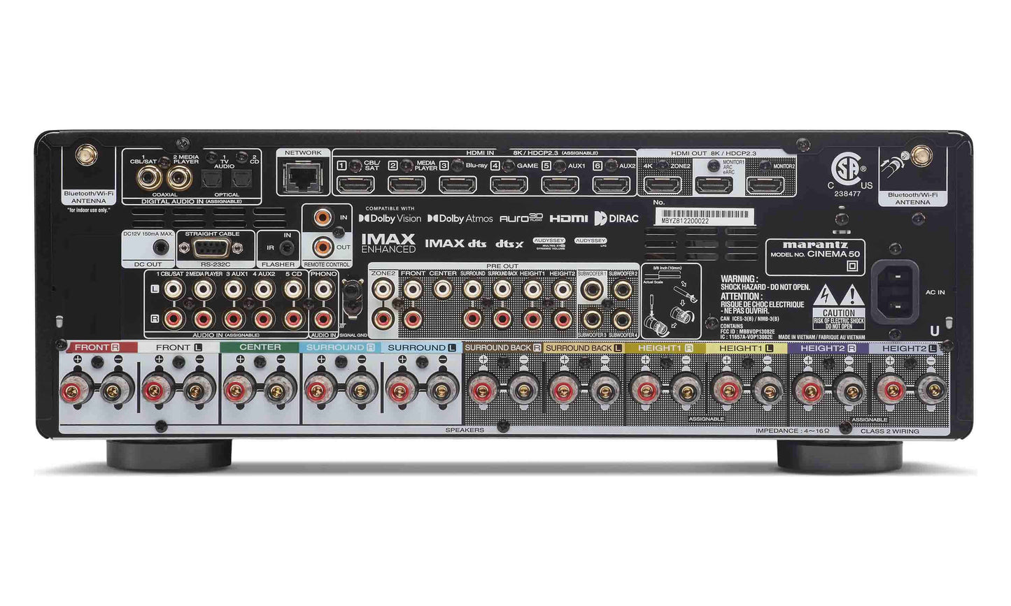 Marantz Hyper Dynamic Amplifier Modules, 110 Watts, eARC HDMI