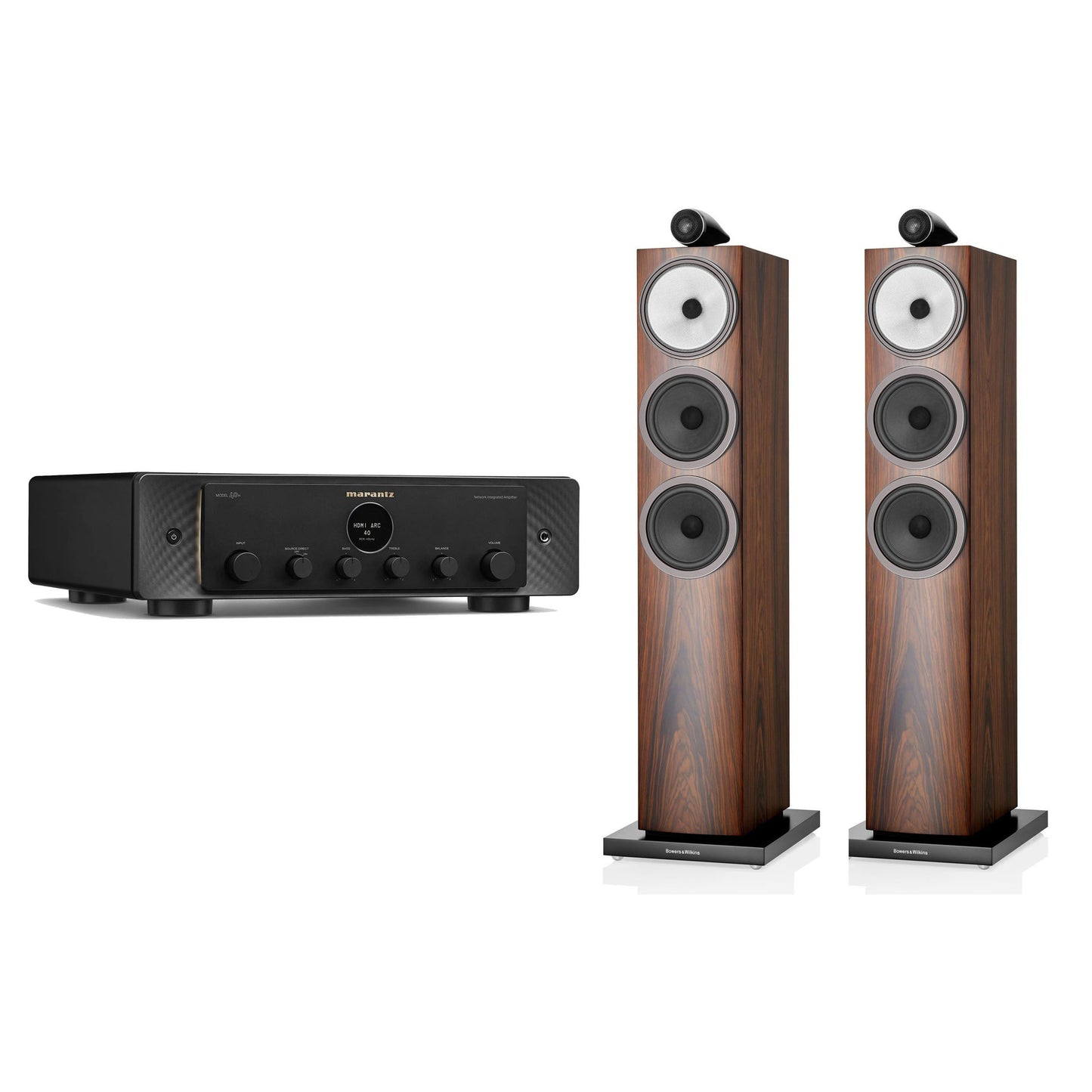 Marantz Model 40n B&W 703 S3 Stereo System