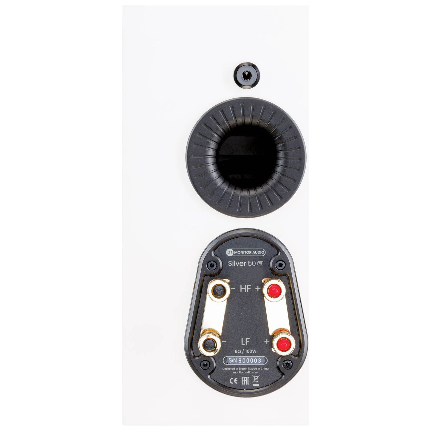 Speaker rear on a white background