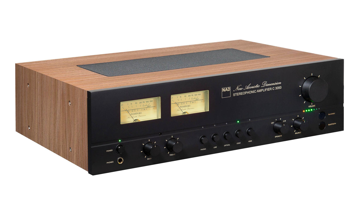 NAD C 3050 Retro Styled Stereo Amplifier & DAC