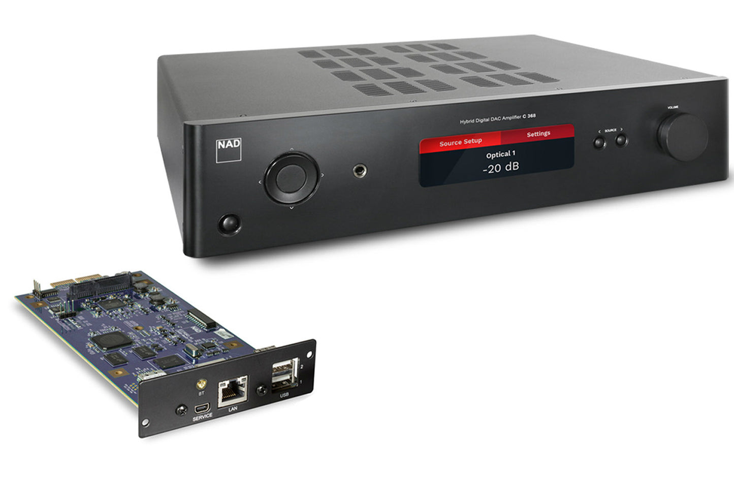 NAD C368 - Includes BluOS 2i module (Factory fitted)