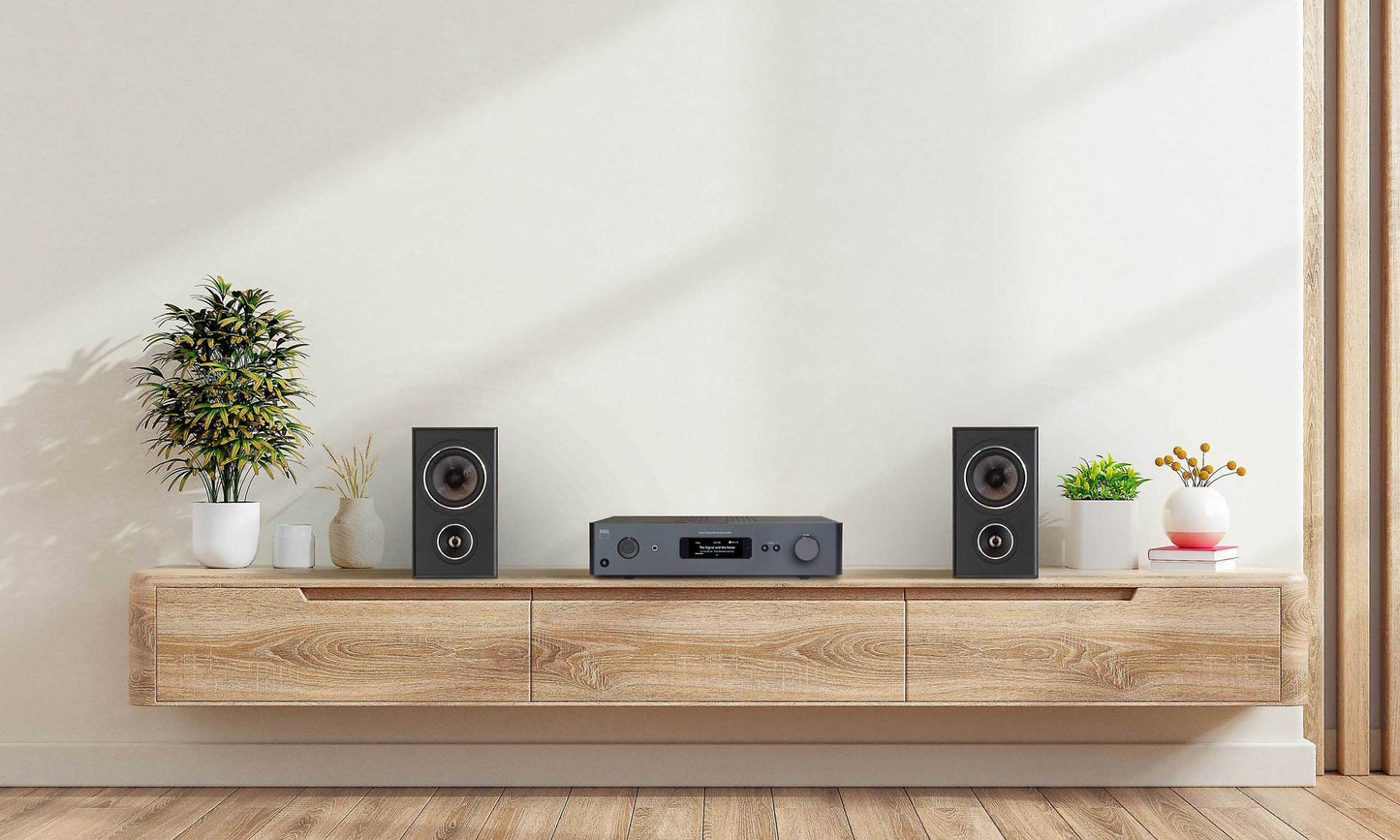 NAD C379 BluOS-D Streaming Amplifier DAC - Lifestyle View