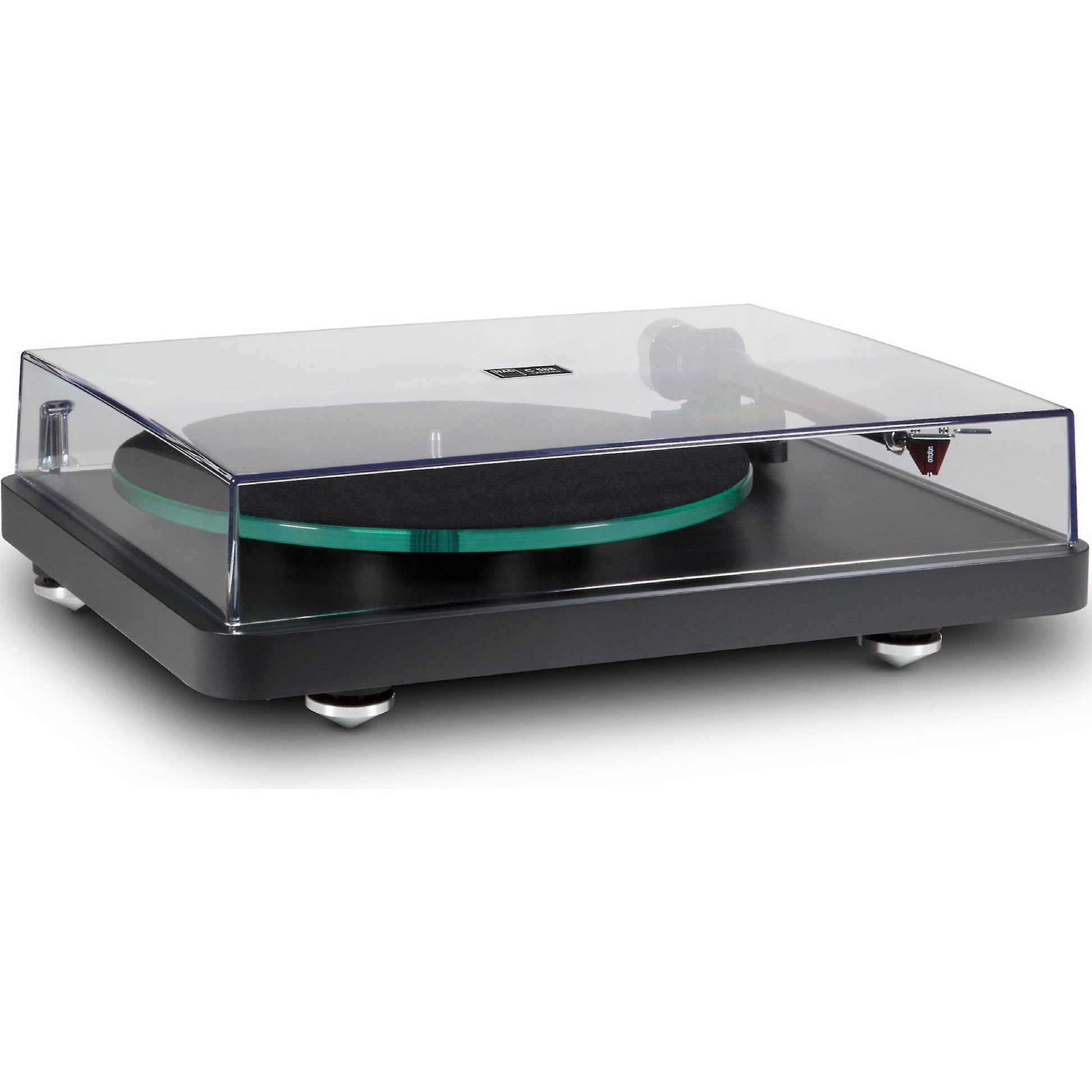 Belt drive fully manual turntable