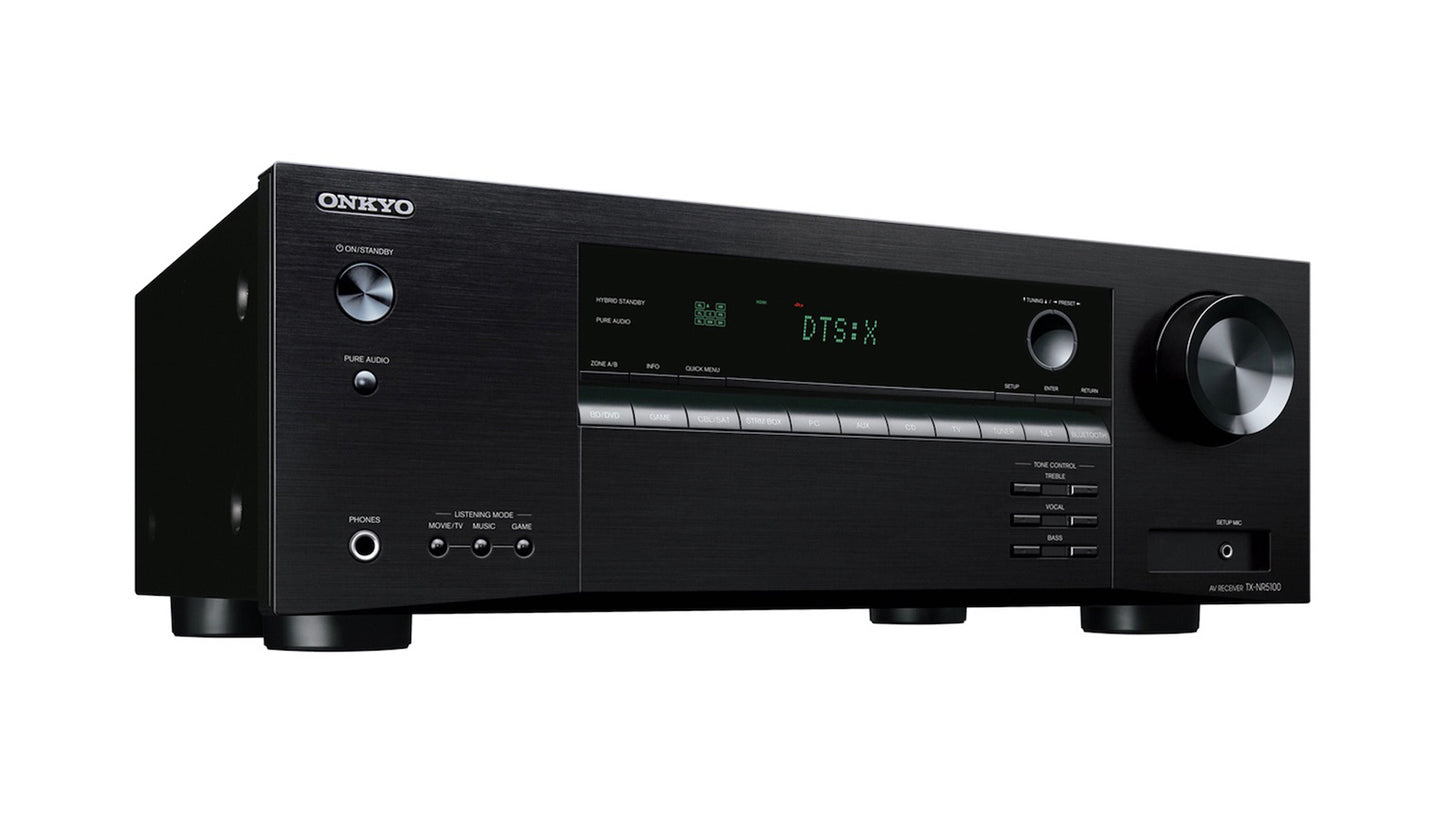 Onkyo TX-NR5100 8K Home Theatre Receiver - 5.2.2 Dolby Atmos & DTS-X Surround Sound Playback