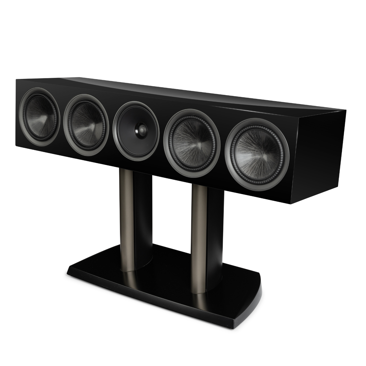 Piano black aradigm Premier 620C v2 Centre Speaker on stand