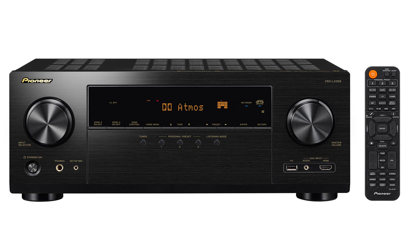 Pioneer VSX-LX305 Elite 8K Home Theatre Receiver