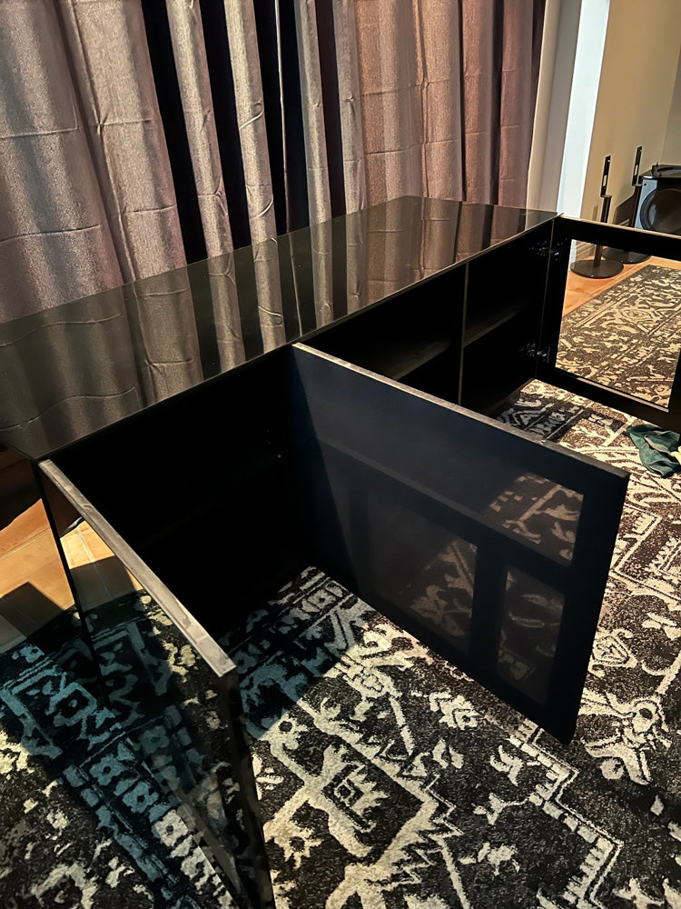 Tauris Platinum 1800 TV Cabinet (Black)
