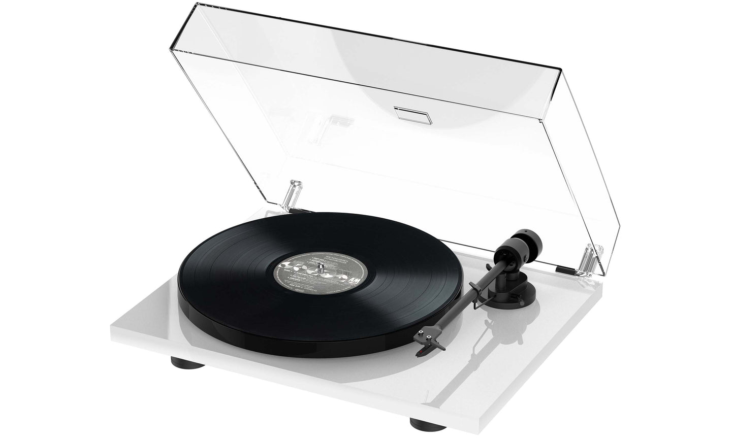 Electronic 33⅓, 45 Speed Change with a Hinged Acrylic Lid