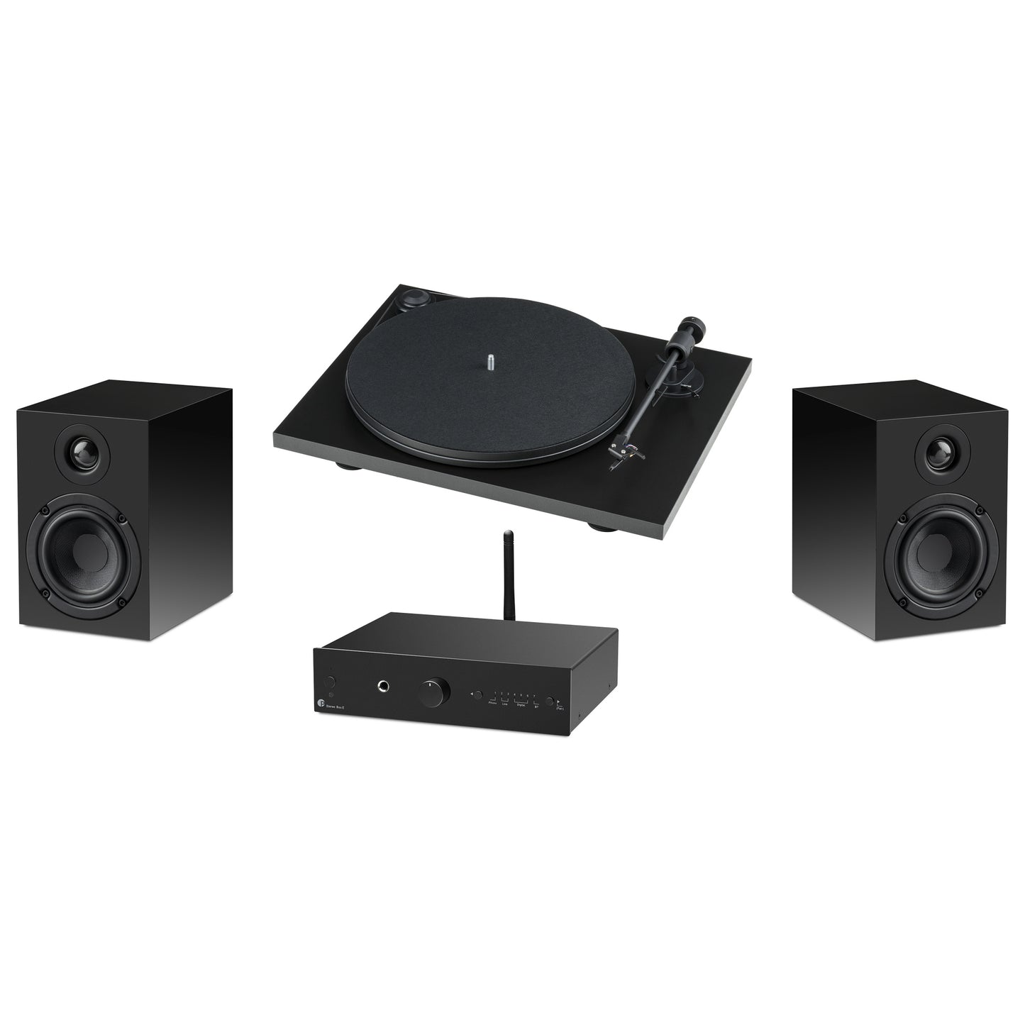 Pro-Ject Perfect Primary Pack III in black on white background