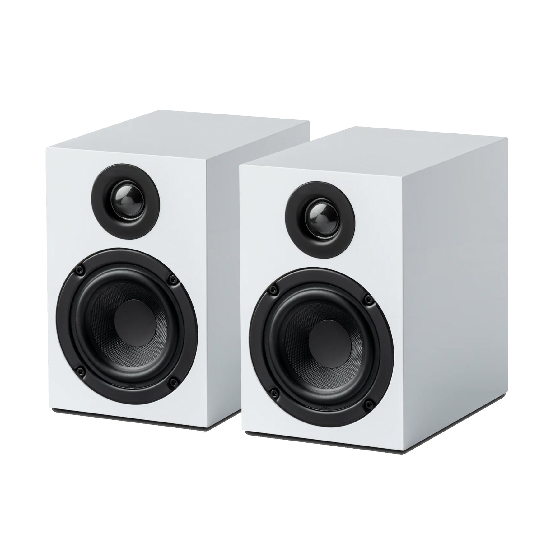 ProJect Speaker Box 3 E Speakers in white shown as a pair