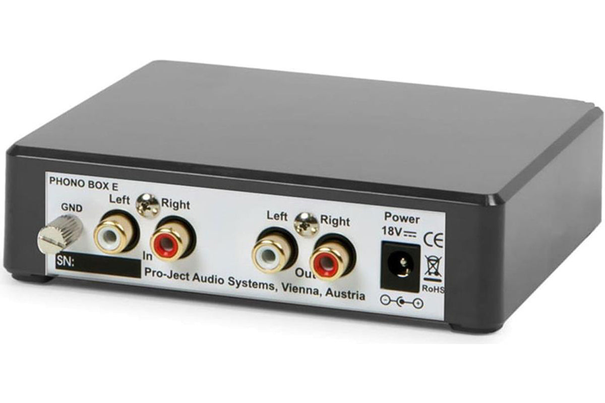 ProJect Phono Box E - Rear panel connections