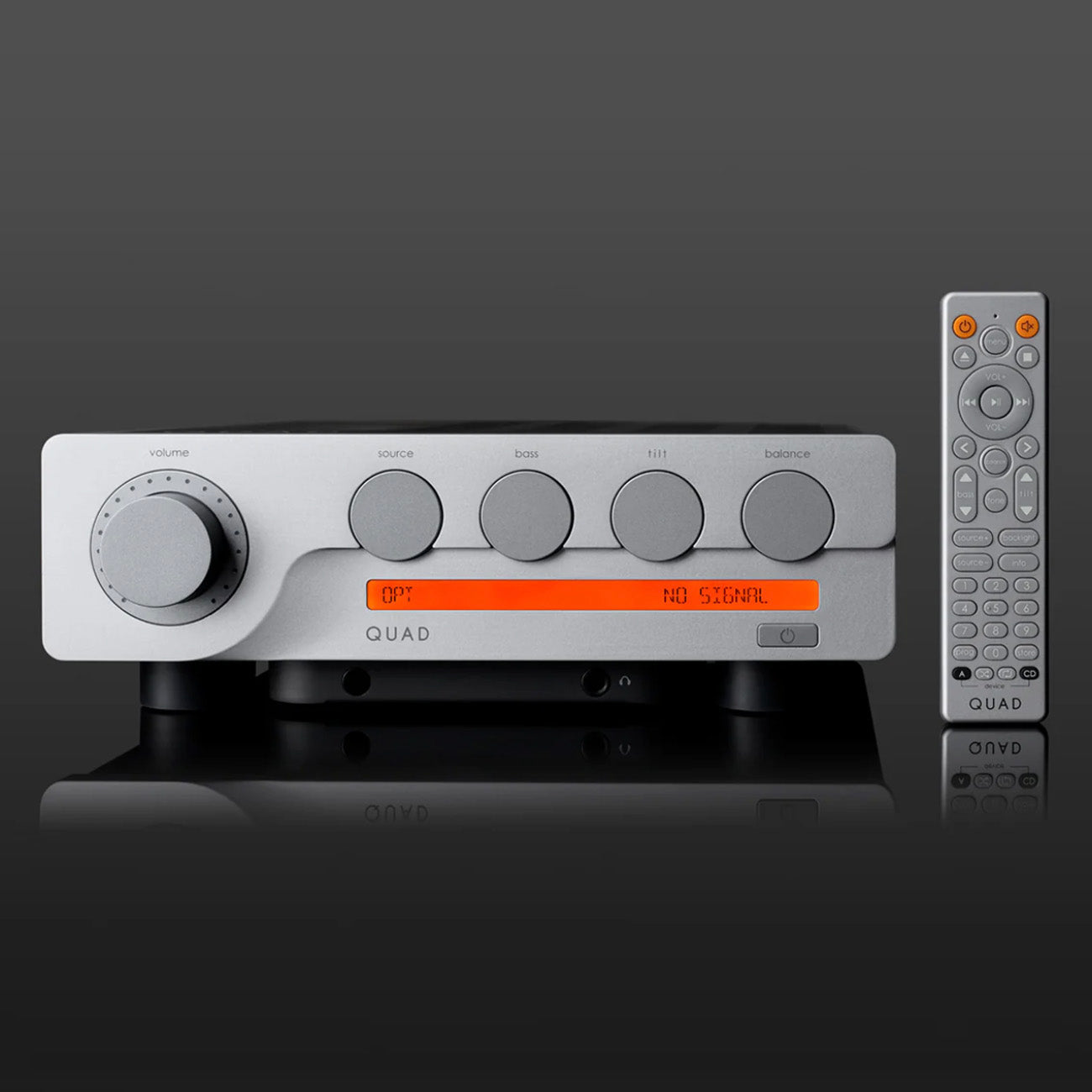 Quad 3 Integrated Amplifier - Front with remote