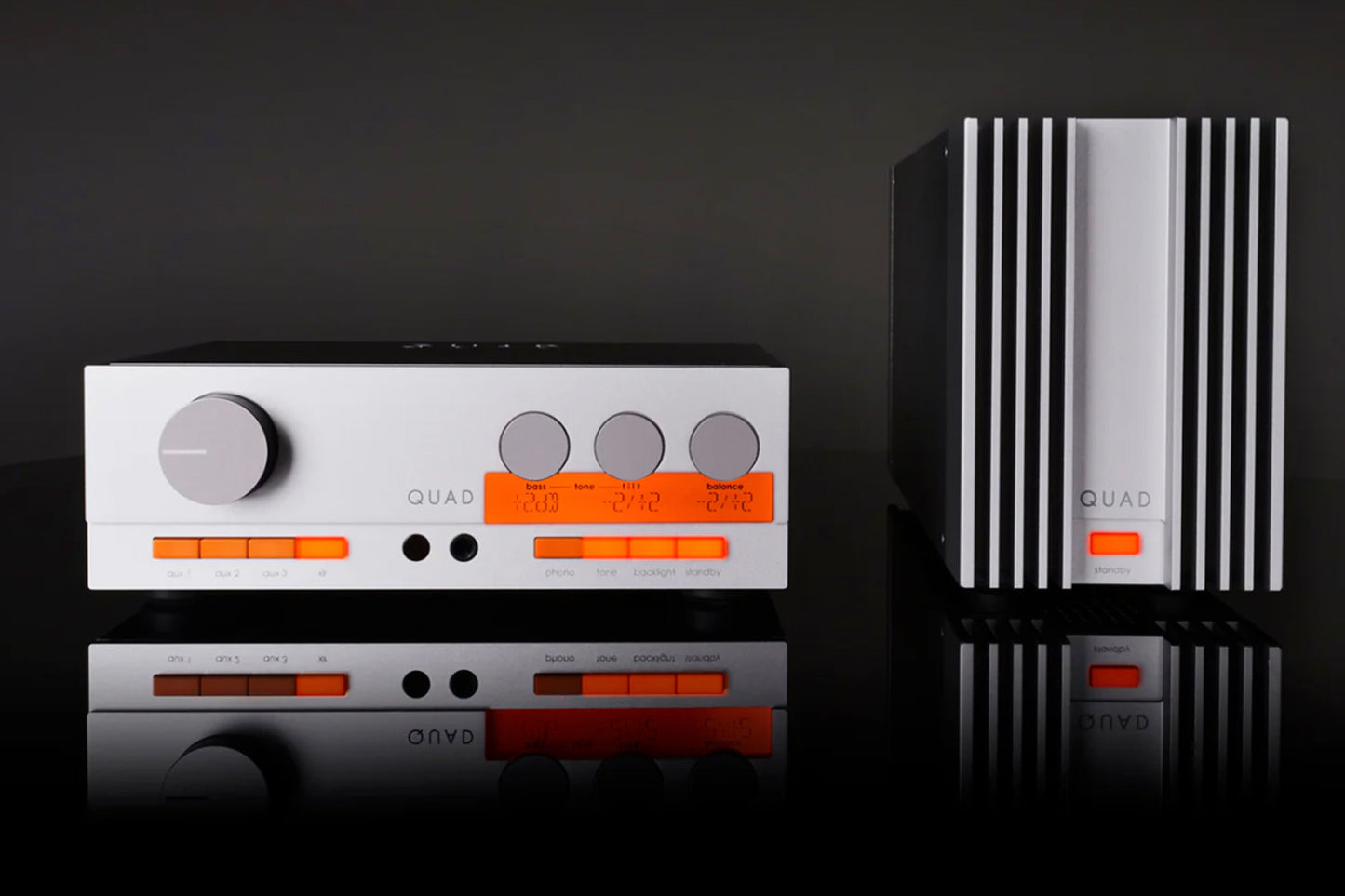 Quad 303 Power Amplifier - Shown with the Quad 33