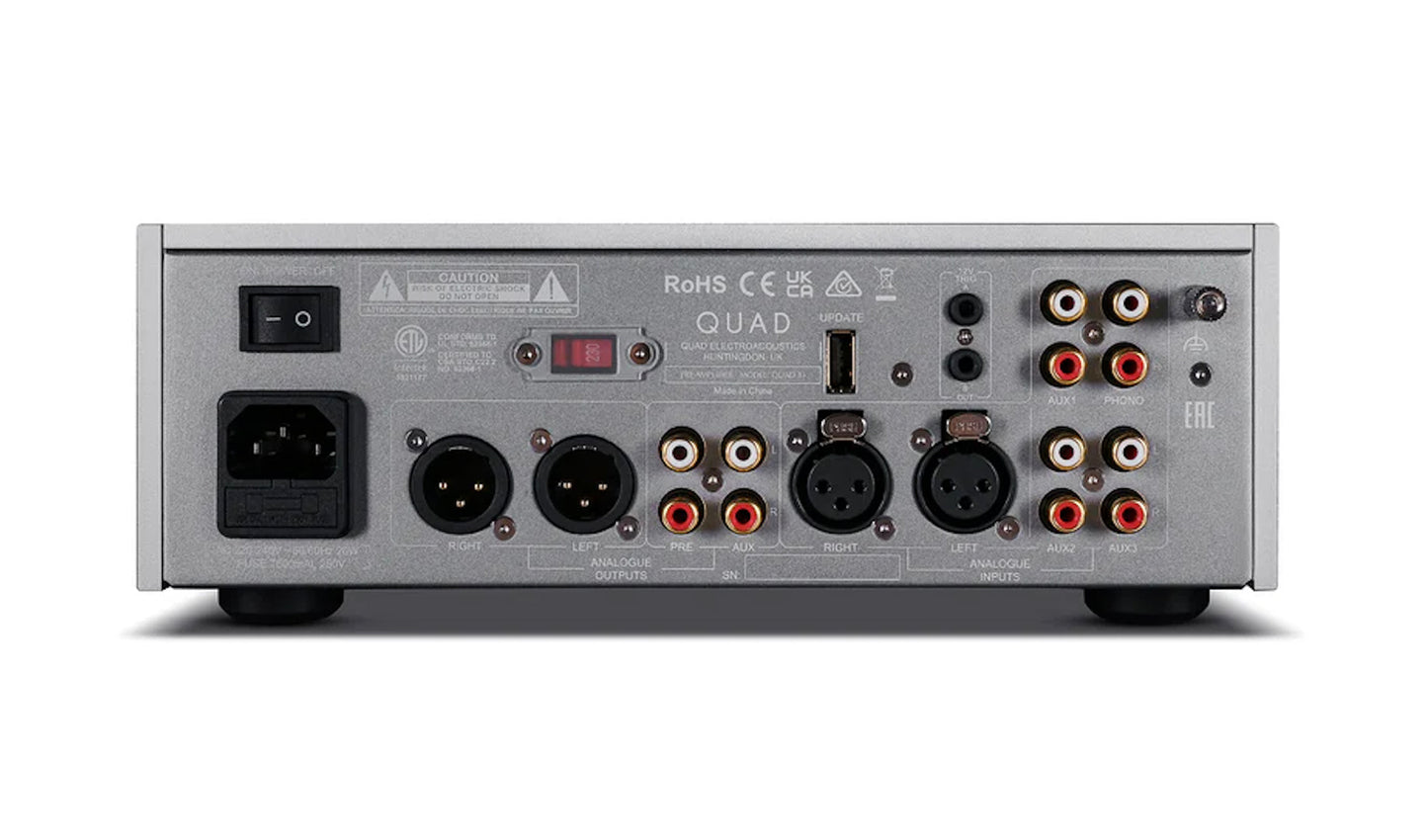Quad 33 Preamplifier - Rear