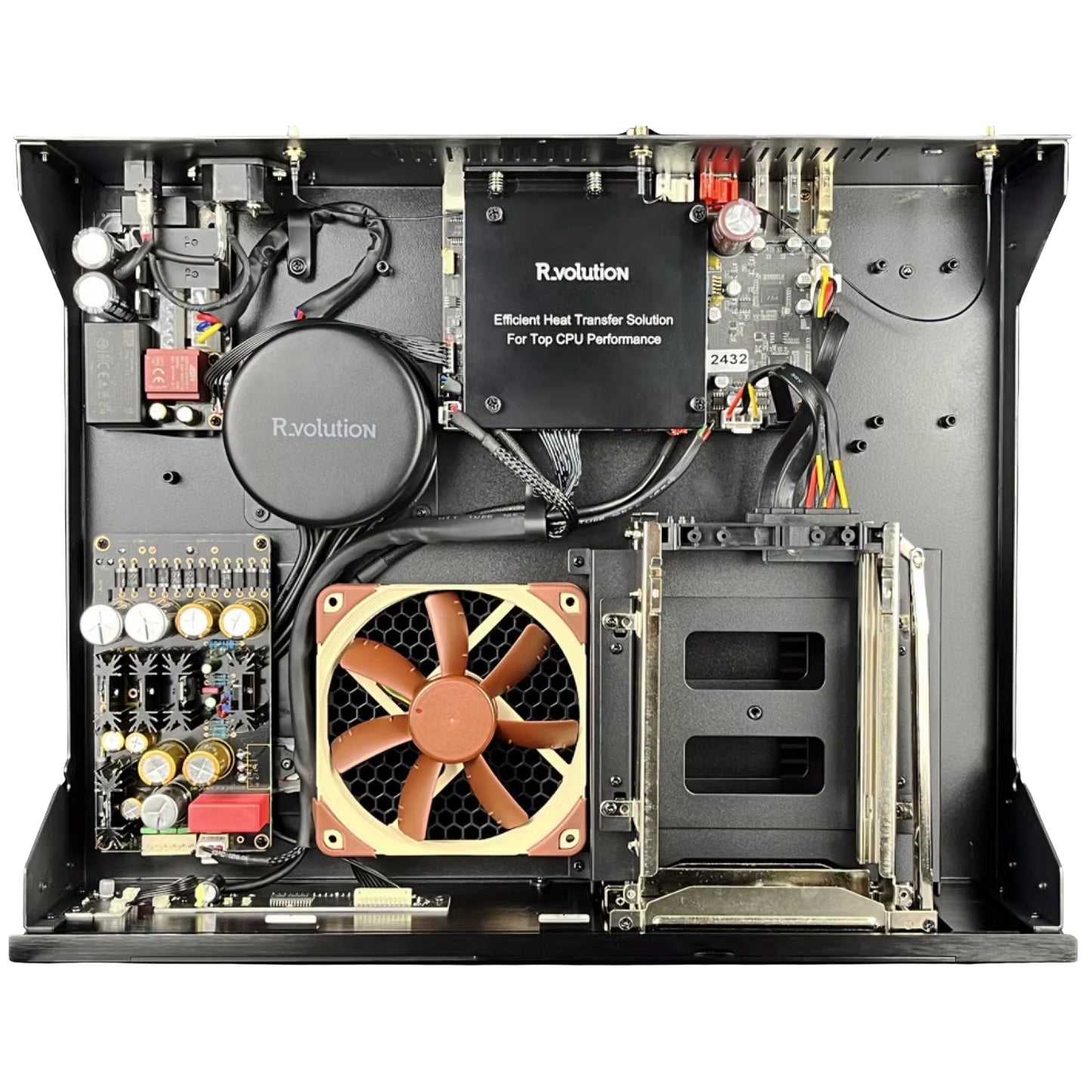 Internal view of a R_volution PlayerPro 8K Ultra HD Media Player