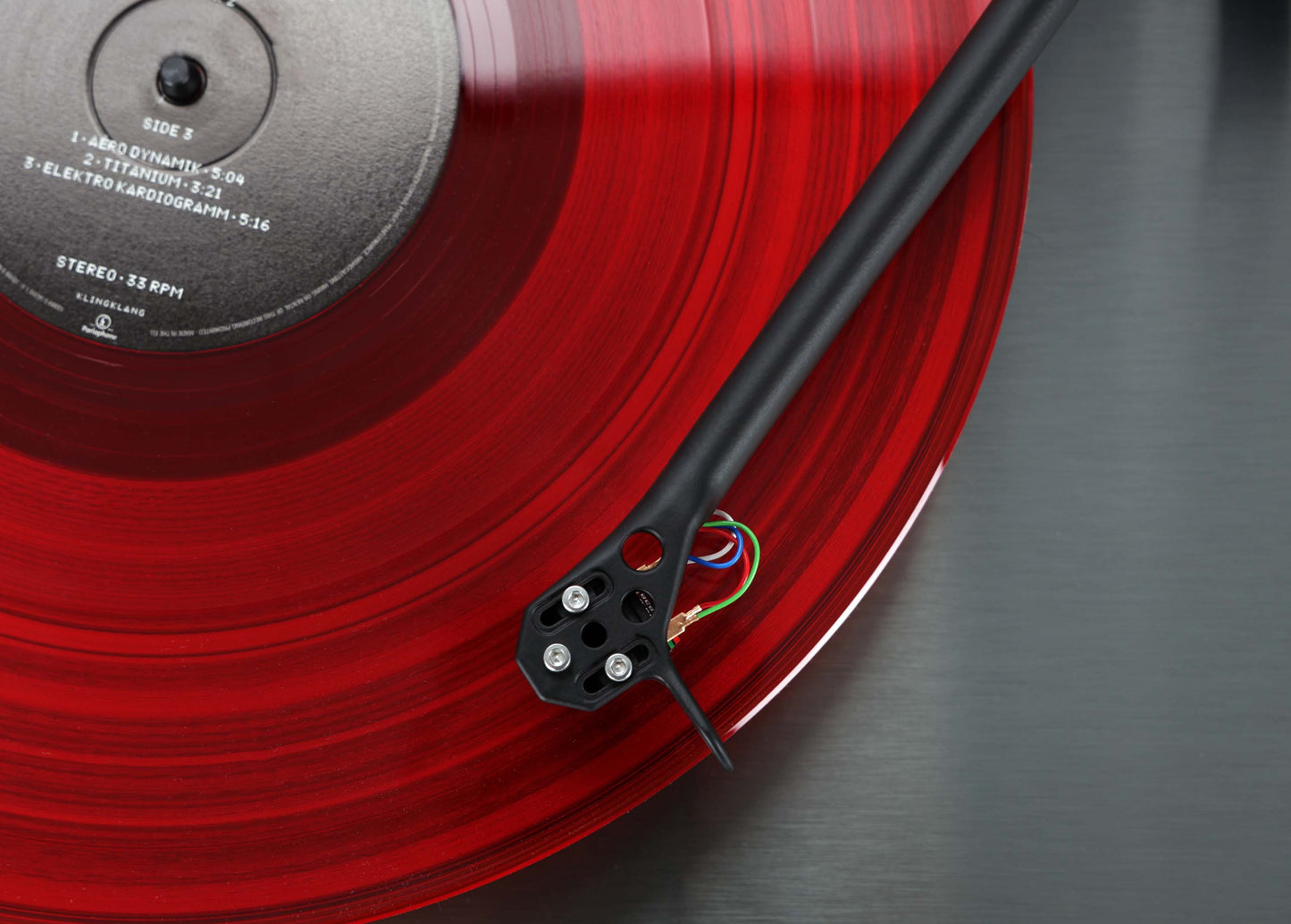 Rega Planar 3 RS Edition Turntable - With Record Playing